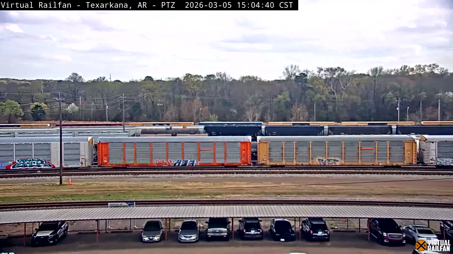 Texarkana Train Depot & Railroad Crossing Live Cam - Texarkana,Miller, Arkansas, USA 