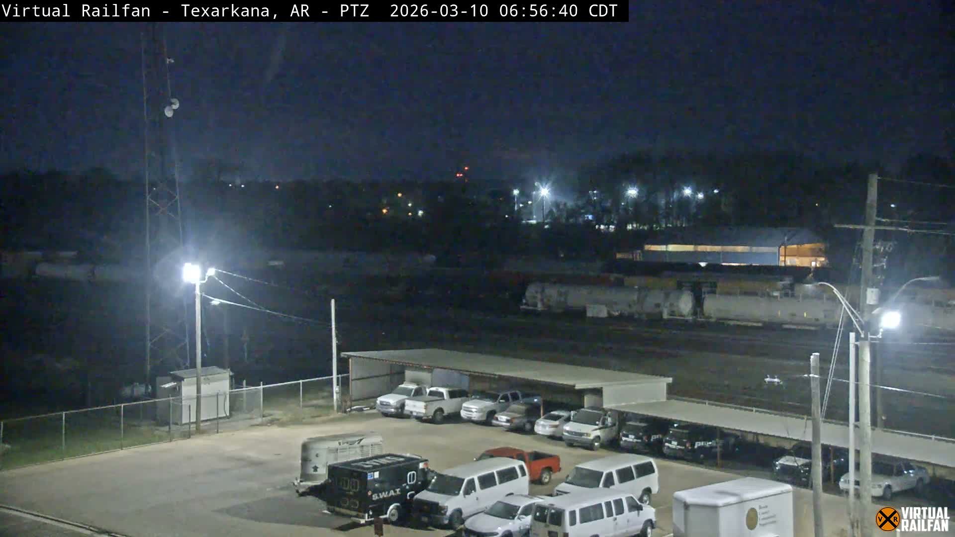 Texarkana Train Depot & Railroad Crossing Live Cam - Texarkana,Miller, Arkansas, USA 
