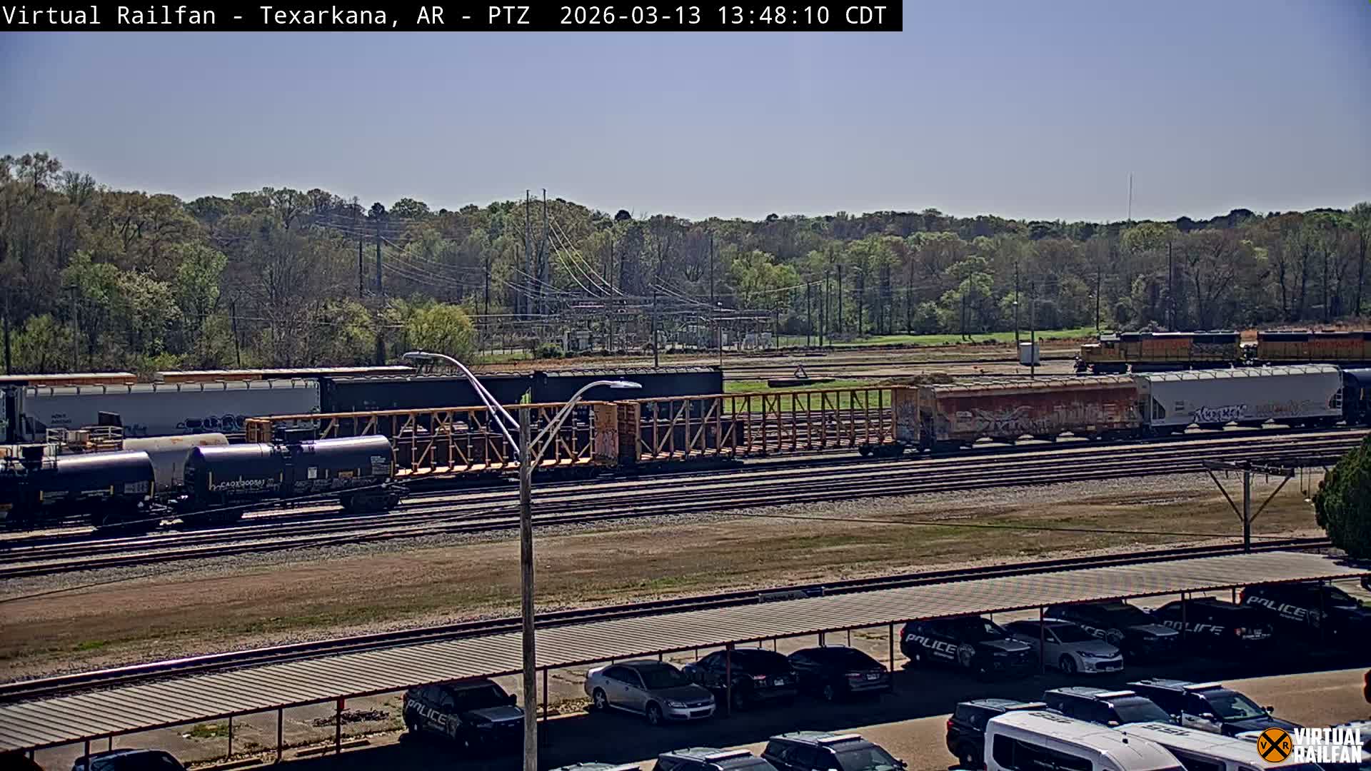 Texarkana Train Depot & Railroad Crossing Live Cam - Texarkana,Miller, Arkansas, USA 
