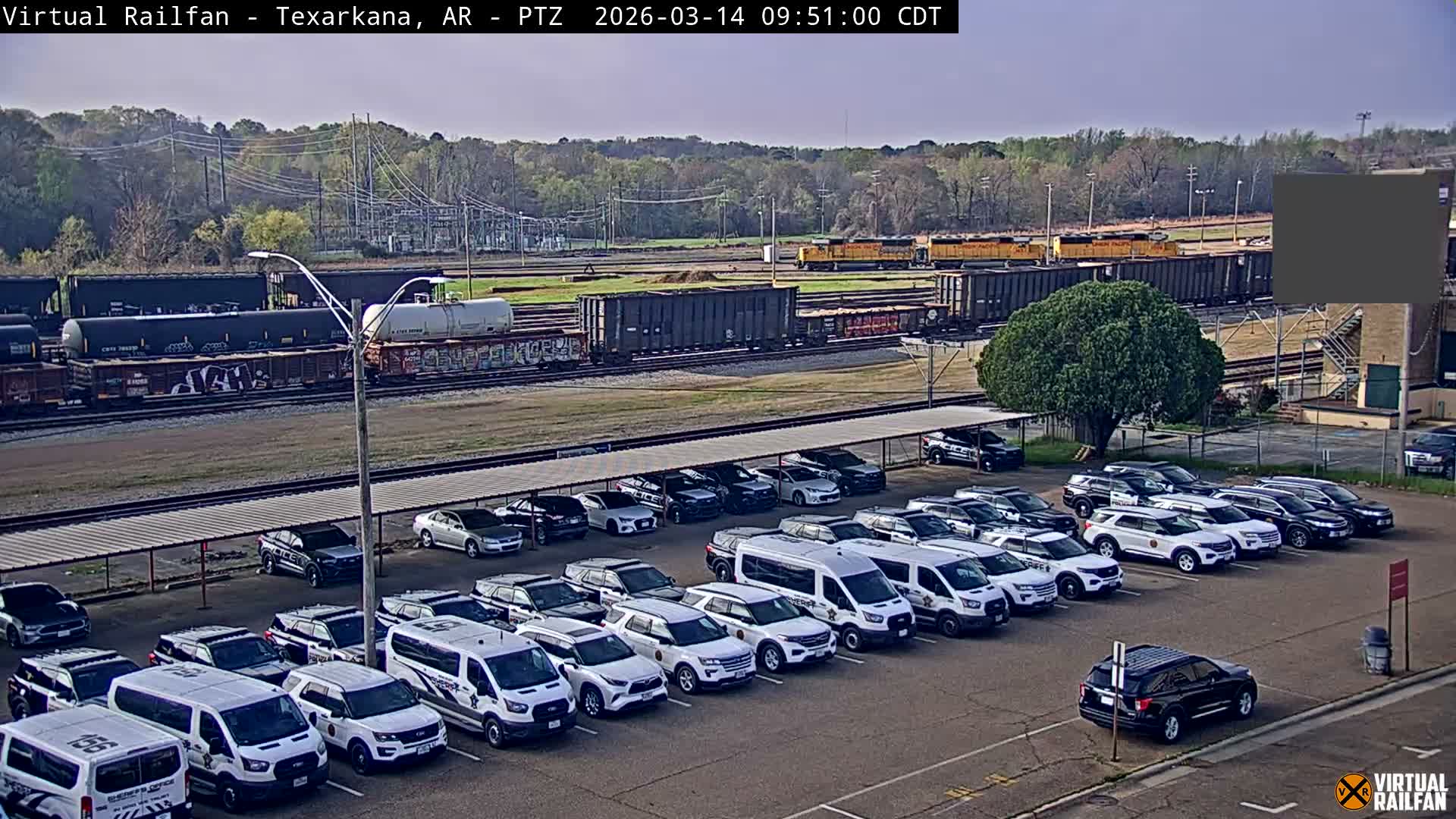 Texarkana Train Depot & Railroad Crossing Live Cam - Texarkana,Miller, Arkansas, USA 