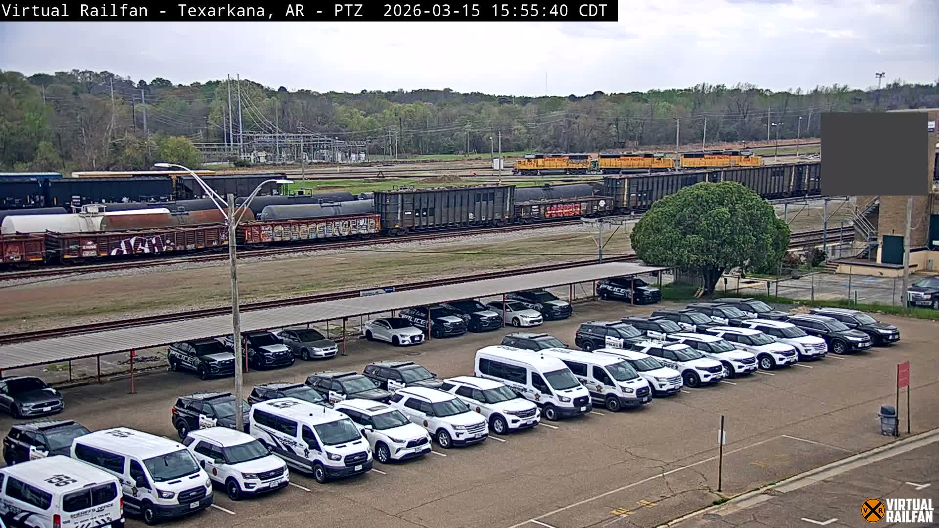 Texarkana Train Depot & Railroad Crossing Live Cam - Texarkana,Miller, Arkansas, USA 
