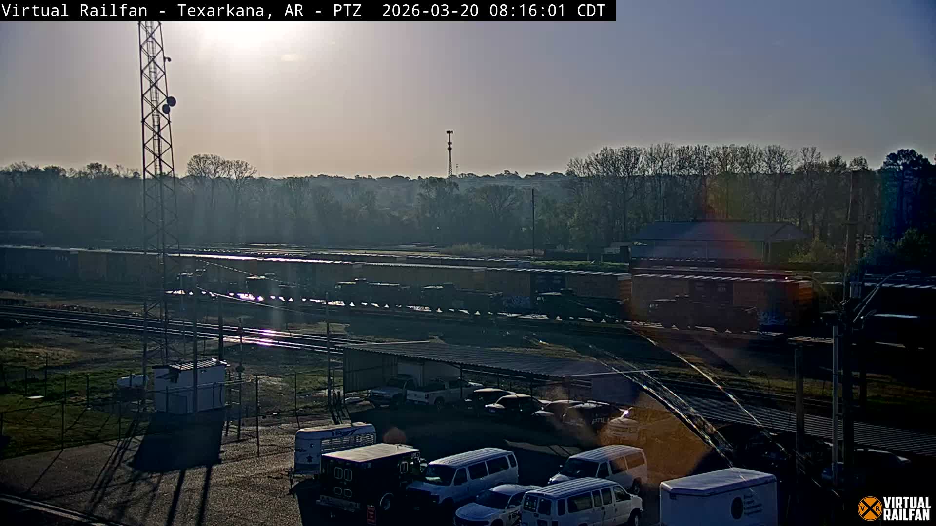 Texarkana Train Depot & Railroad Crossing Live Cam - Texarkana,Miller, Arkansas, USA 