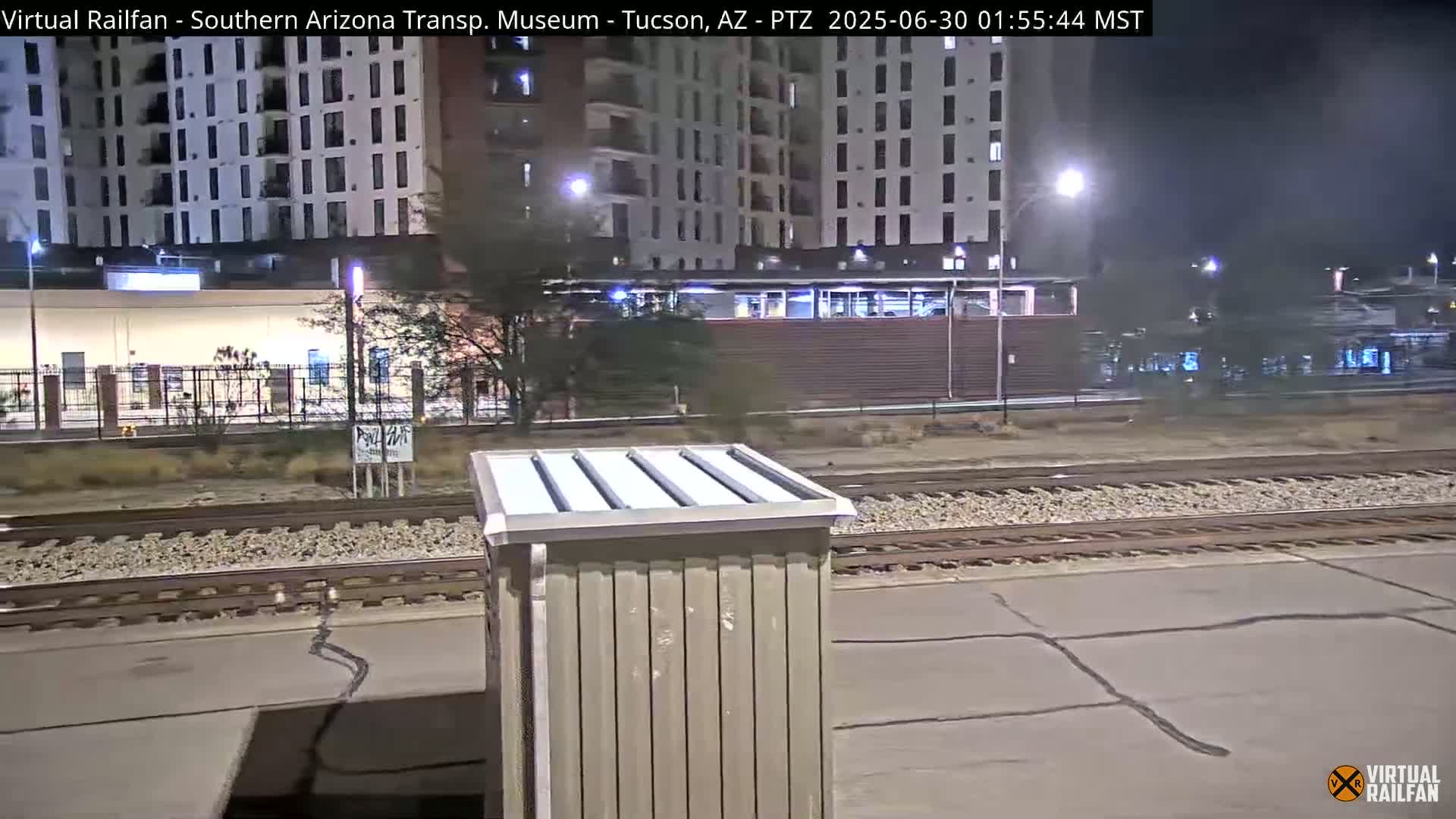 Tucson City & Tucson Transportation Museum & Amtrak  Station Railroad Crossing Live Cam - Tucson, Pima,  Arizona, USA