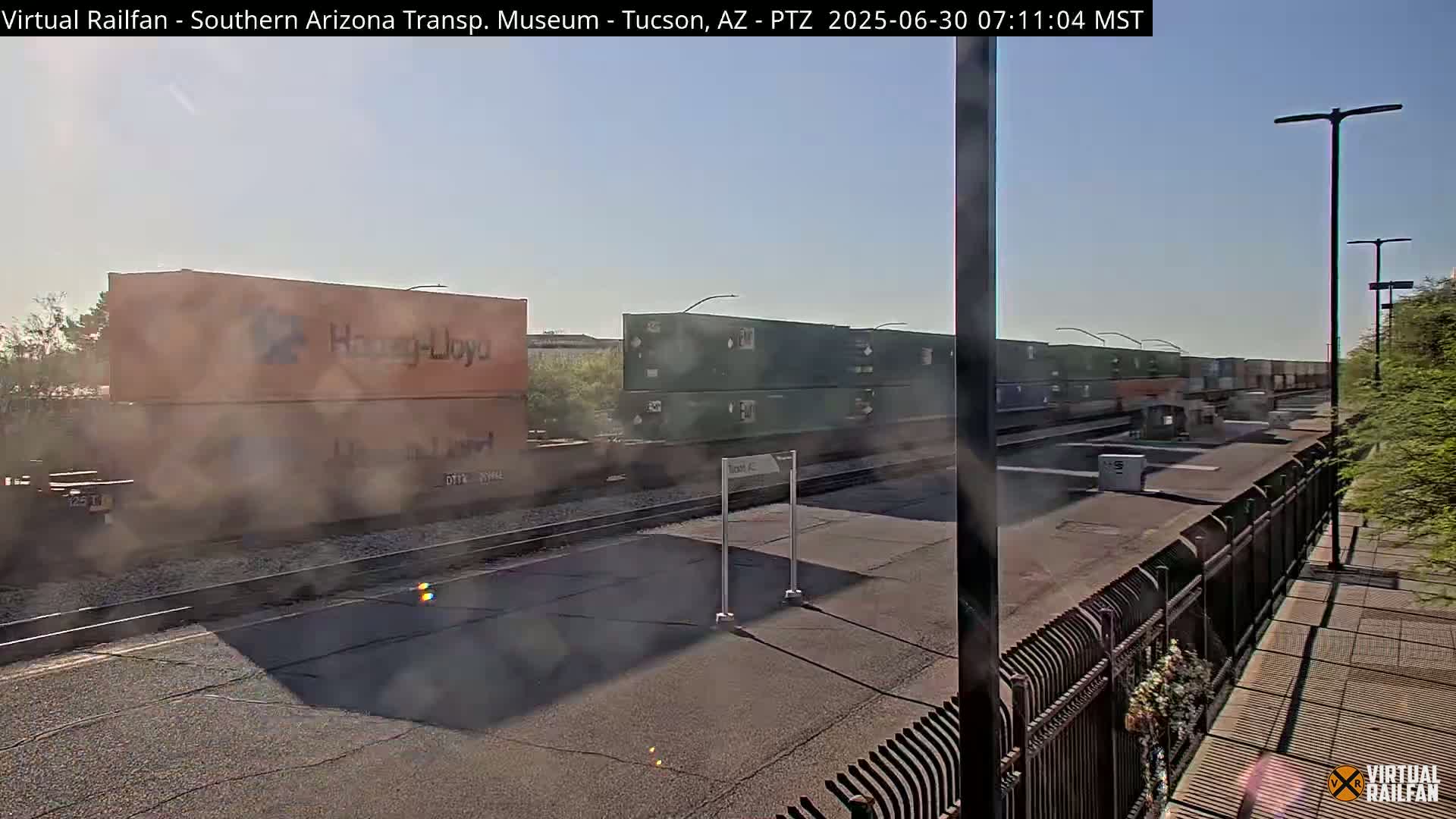 Tucson City & Tucson Transportation Museum & Amtrak  Station Railroad Crossing Live Cam - Tucson, Pima,  Arizona, USA