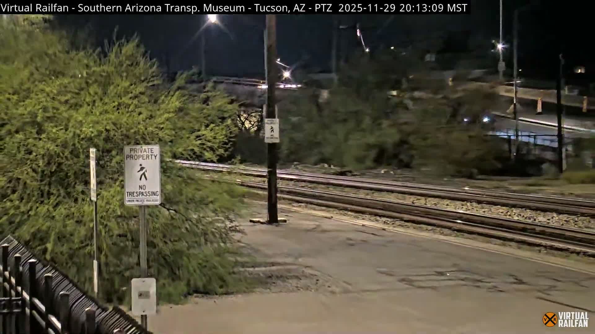 Tucson City & Tucson Transportation Museum & Amtrak  Station Railroad Crossing Live Cam - Tucson, Pima,  Arizona, USA
