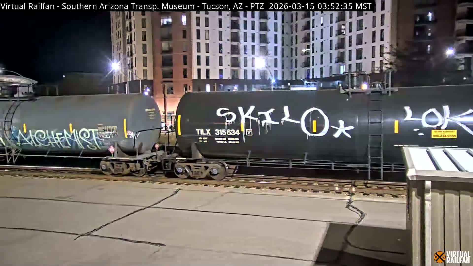 Tucson City & Tucson Transportation Museum & Amtrak  Station Railroad Crossing Live Cam - Tucson, Pima,  Arizona, USA