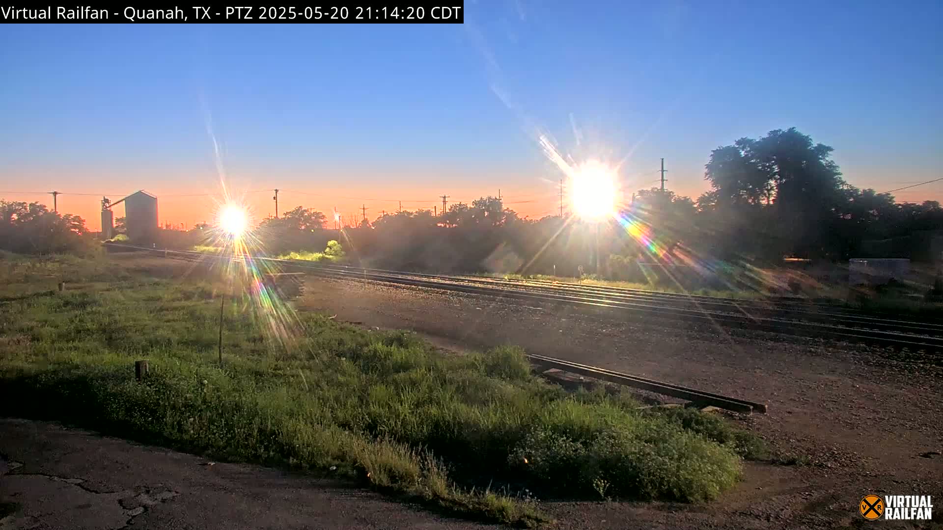 Quanah Railroad Crossing Live Cam - Quanah, Hardeman, Texas, USA