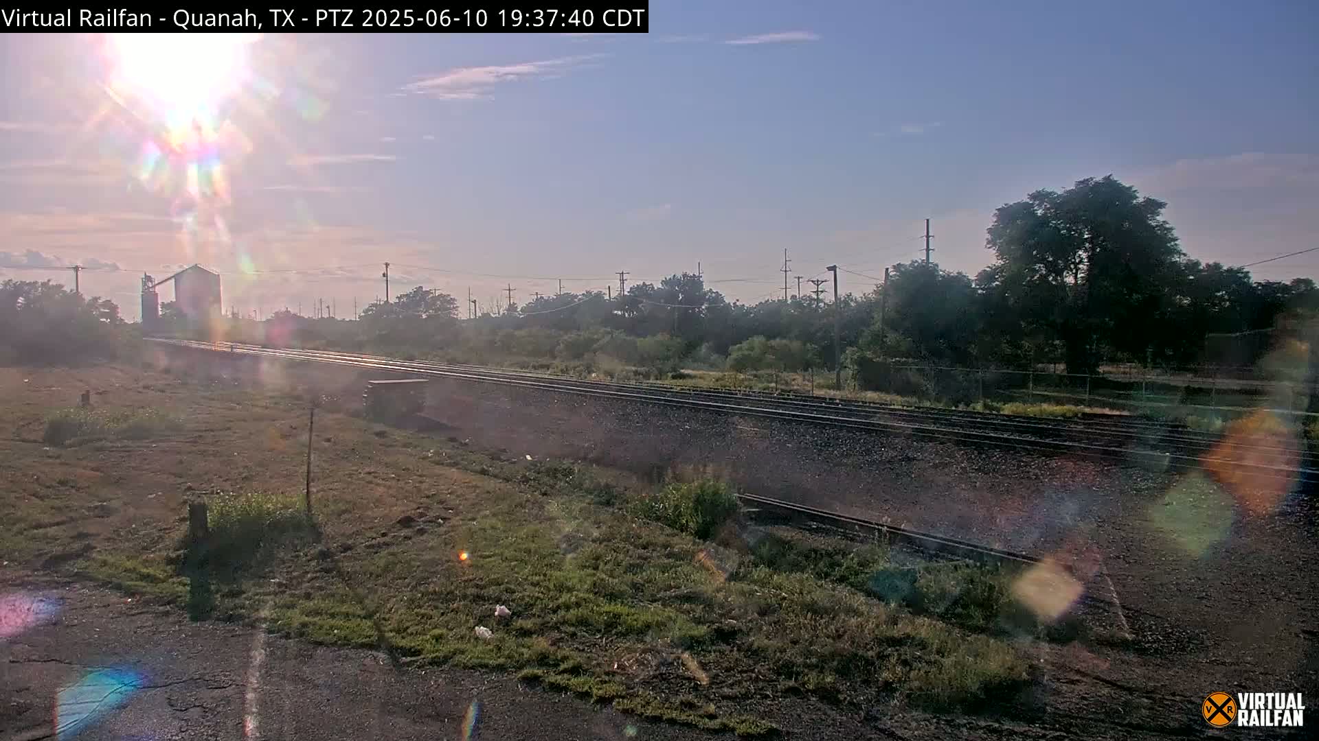 Quanah Railroad Crossing Live Cam - Quanah, Hardeman, Texas, USA