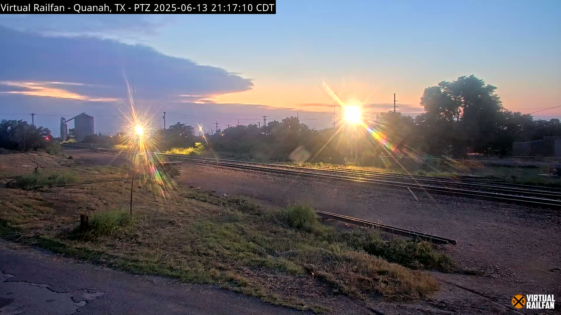 Quanah Railroad Crossing Live Cam - Quanah, Hardeman, Texas, USA