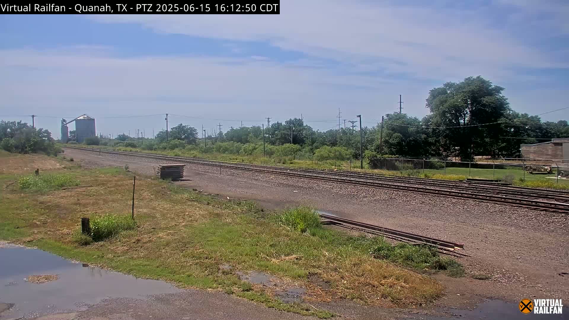 Quanah Railroad Crossing Live Cam - Quanah, Hardeman, Texas, USA