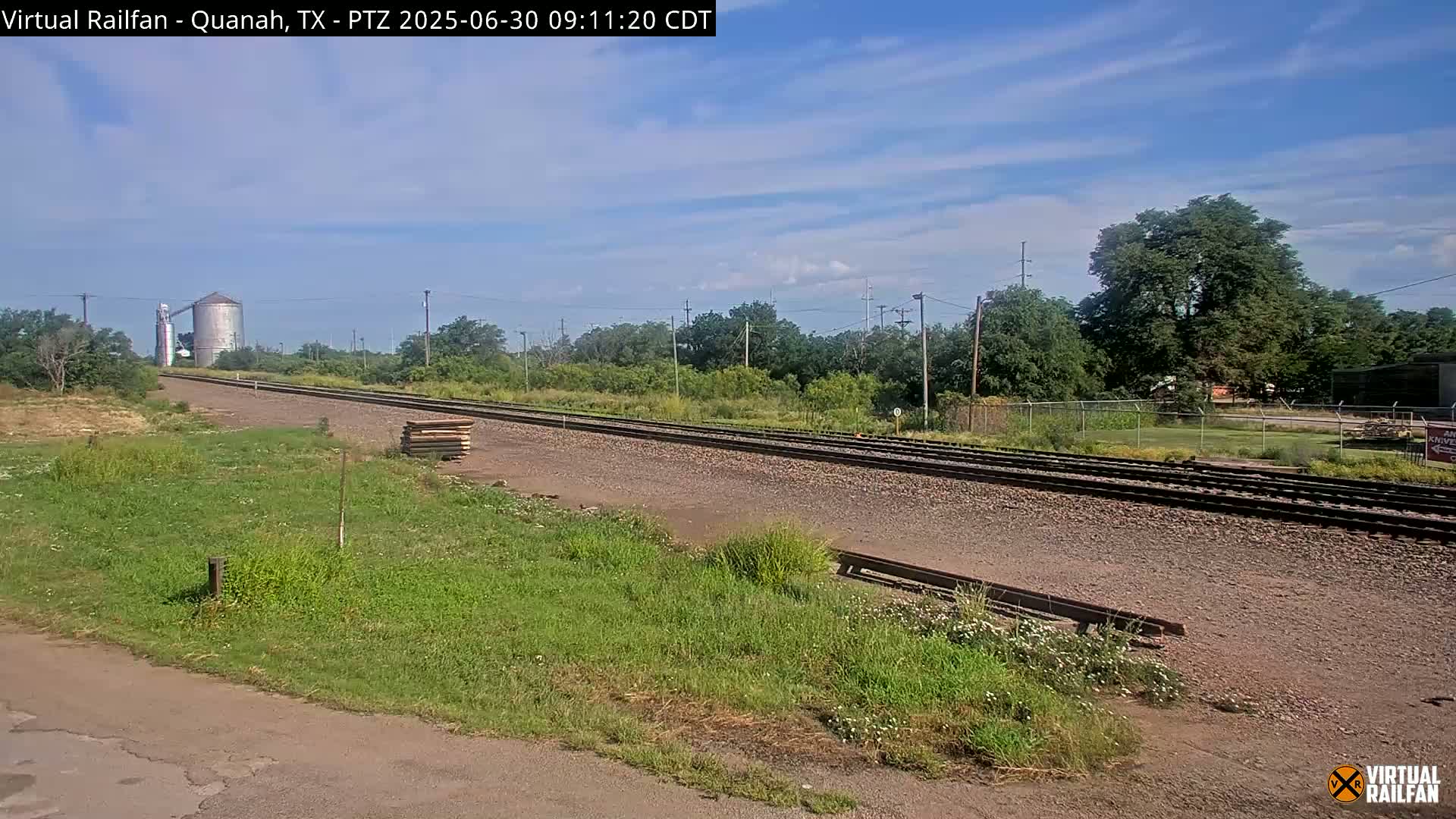 Quanah Railroad Crossing Live Cam - Quanah, Hardeman, Texas, USA