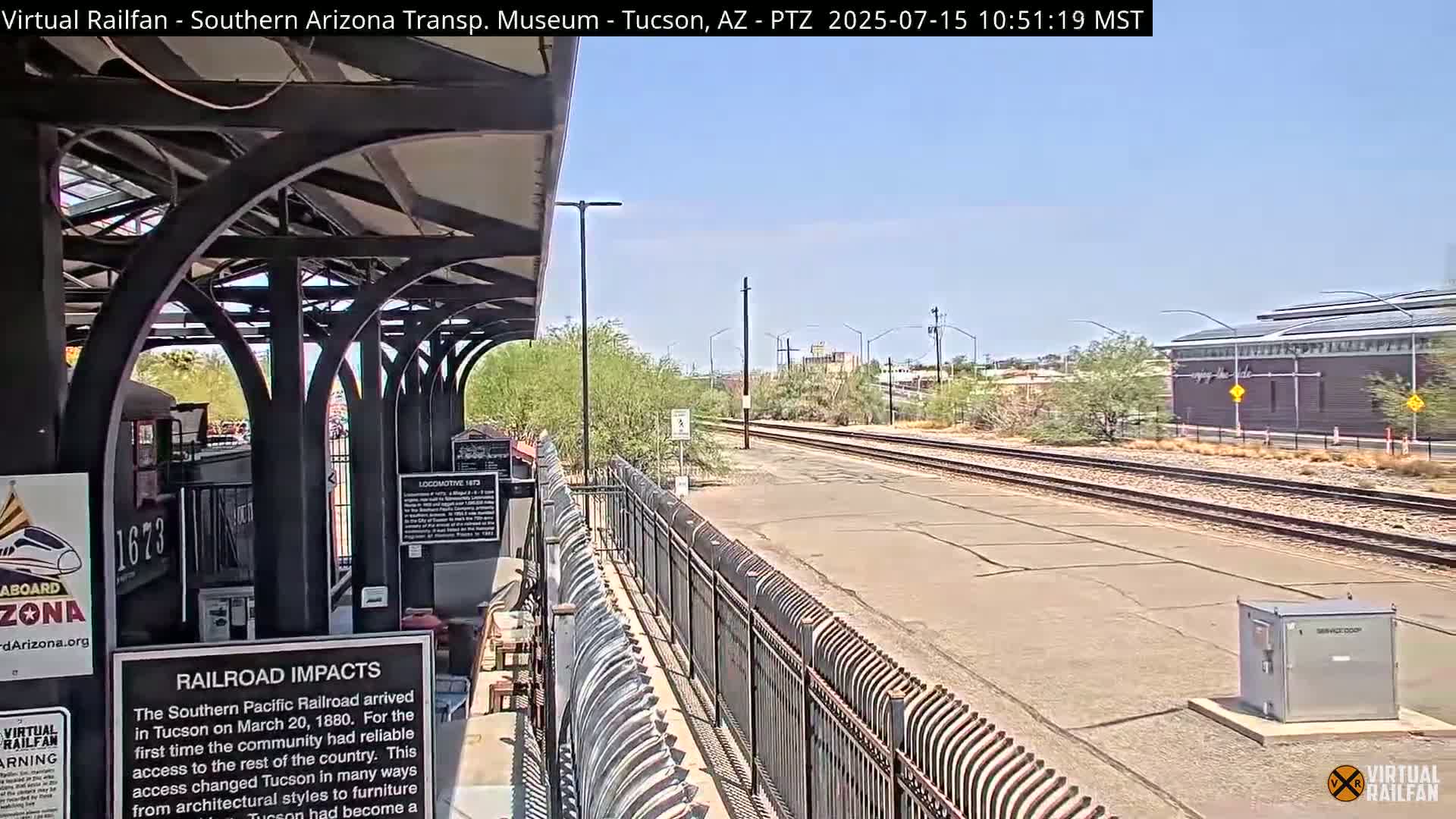 Quanah Railroad Crossing Live Cam - Quanah, Hardeman, Texas, USA