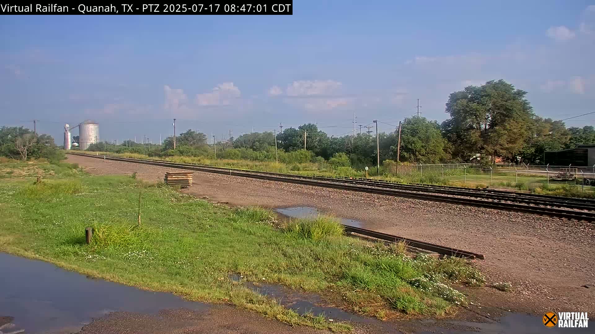 Quanah Railroad Crossing Live Cam - Quanah, Hardeman, Texas, USA