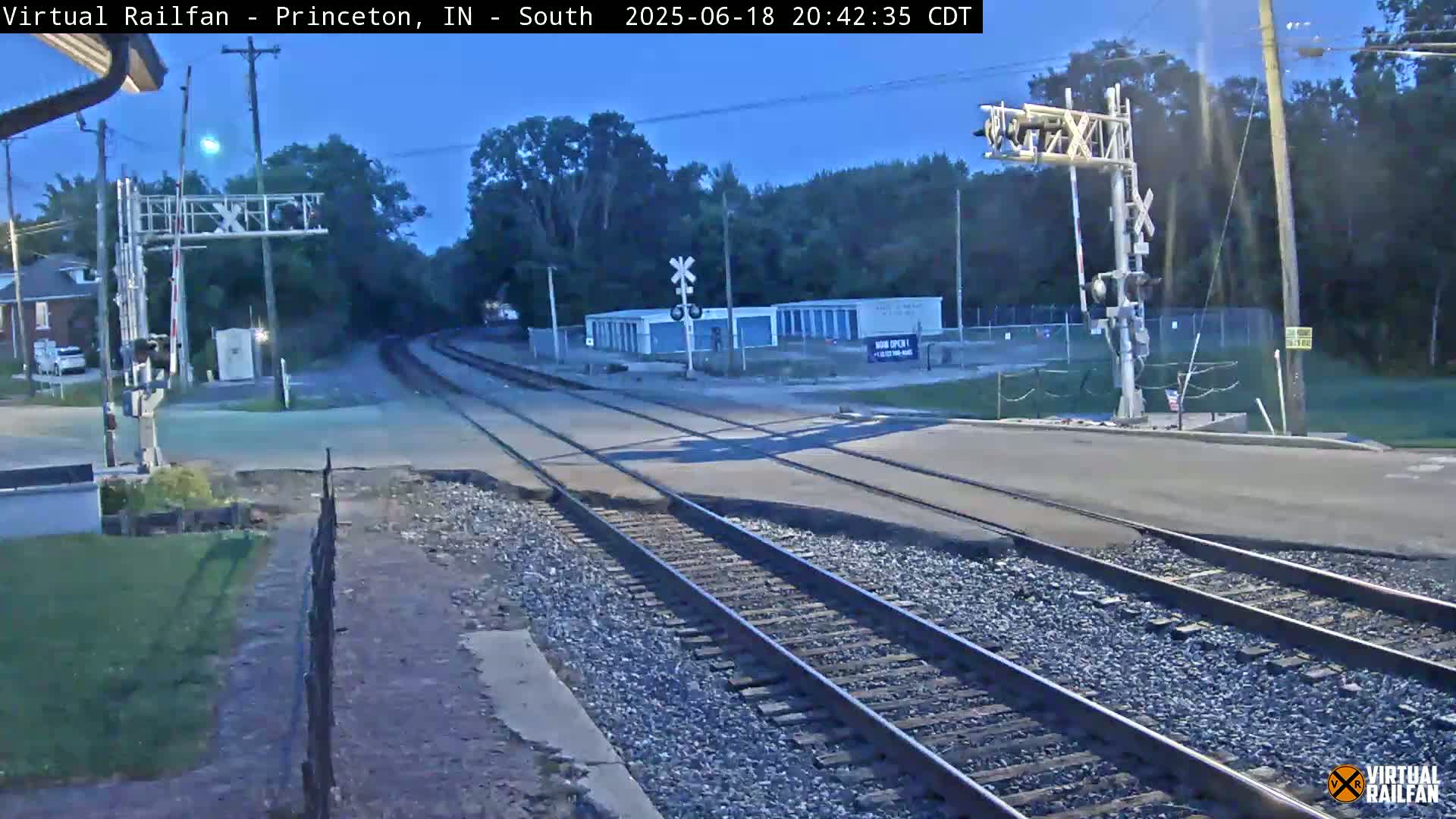 Princeton Railroad Crossing & Junction Live Cam - Princeton, Gibson, Indiana, USA