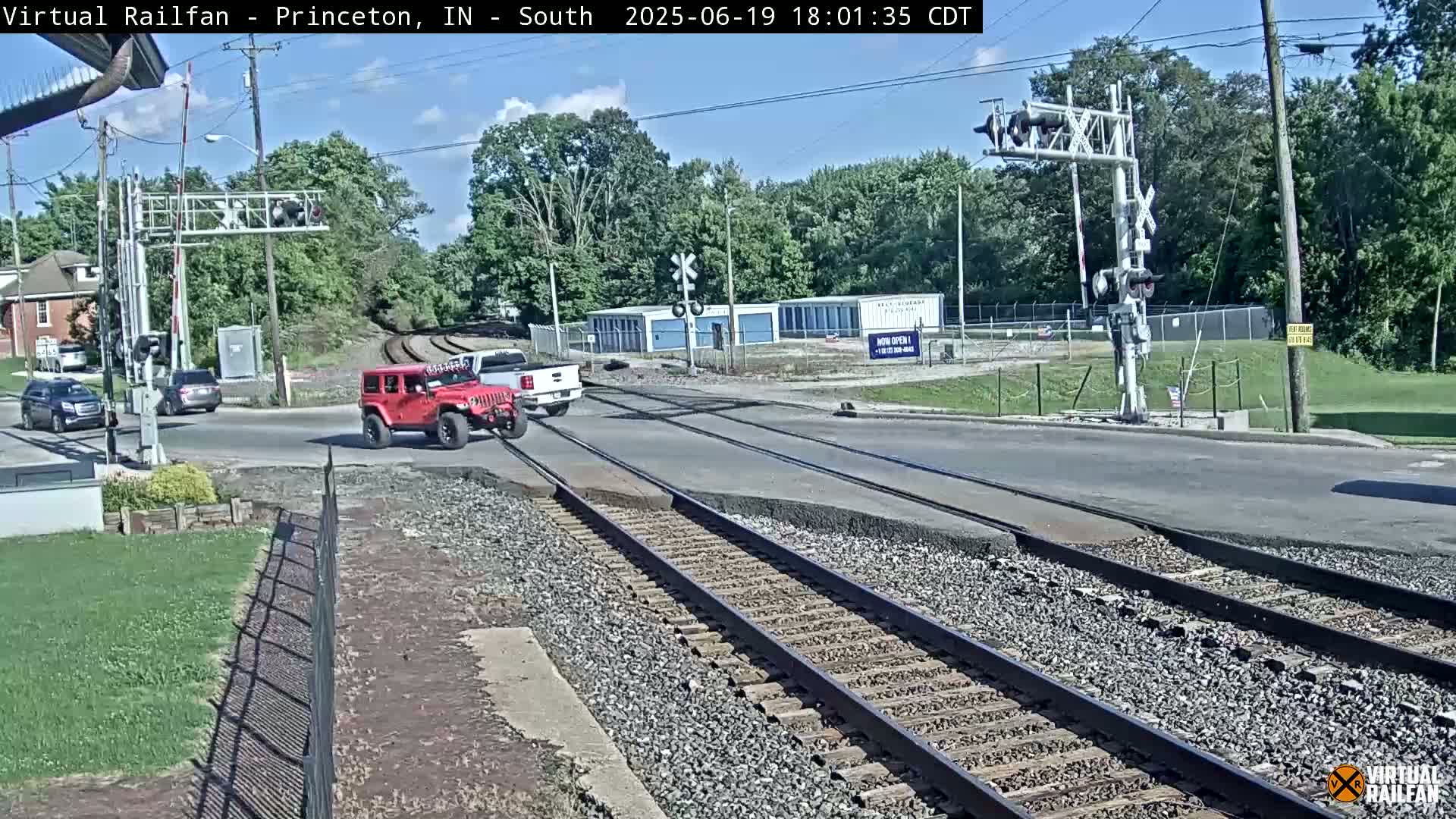 Princeton Railroad Crossing & Junction Live Cam - Princeton, Gibson, Indiana, USA
