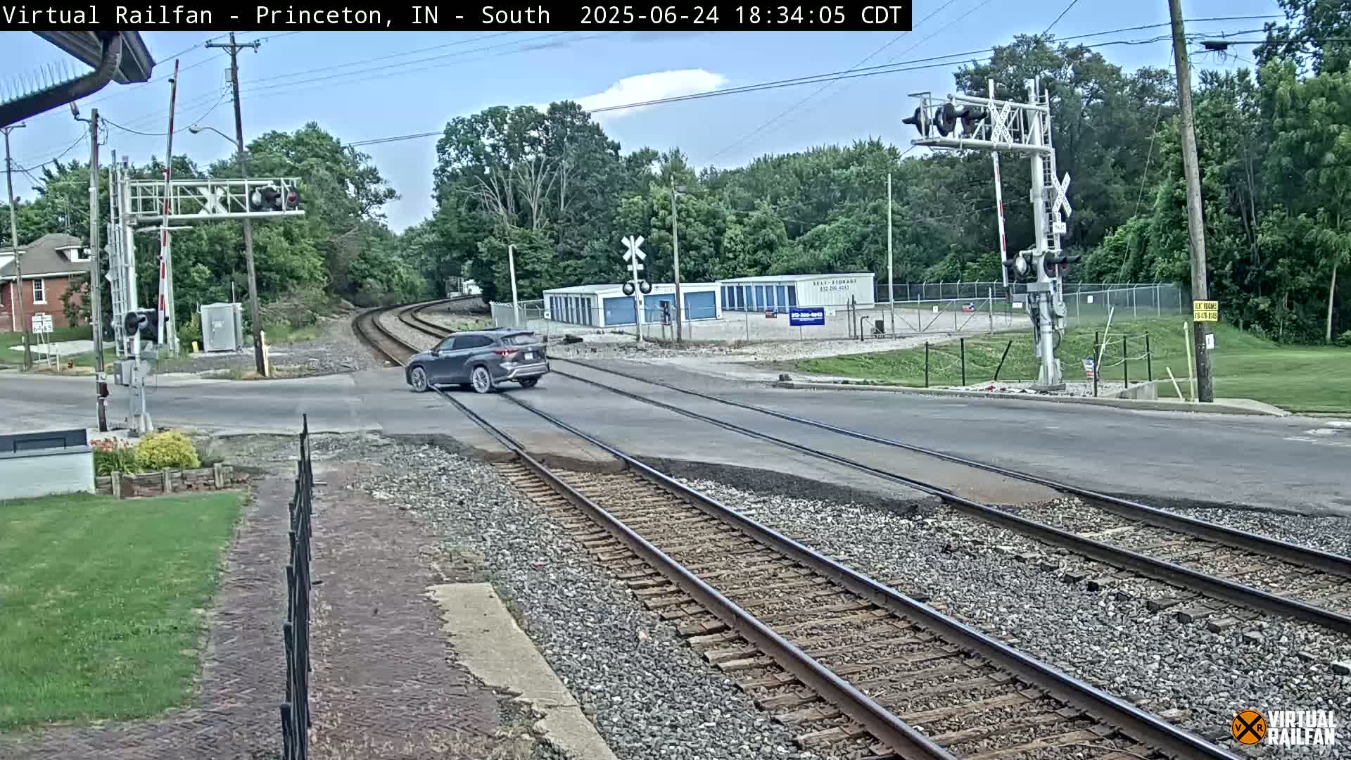 Princeton Railroad Crossing & Junction Live Cam - Princeton, Gibson, Indiana, USA