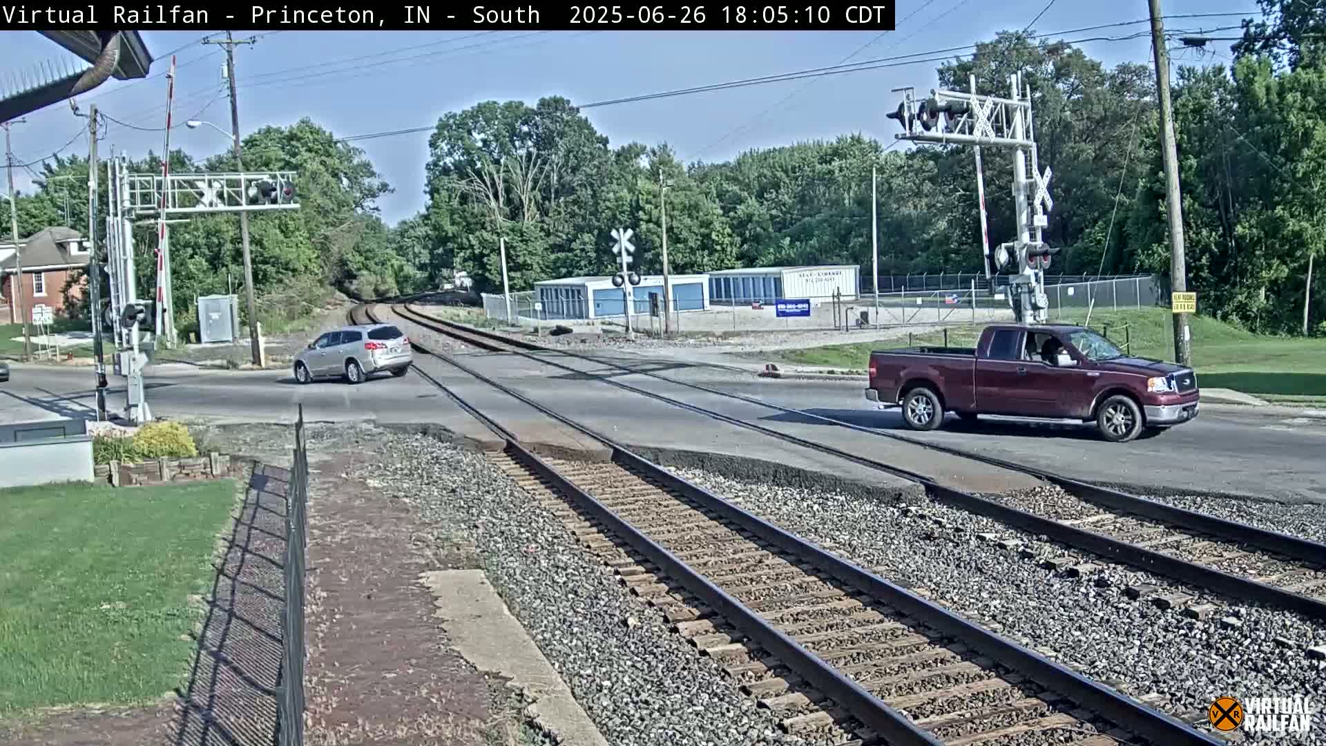 Princeton Railroad Crossing & Junction Live Cam - Princeton, Gibson, Indiana, USA