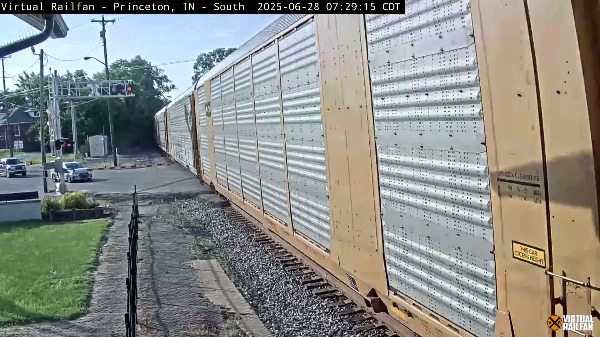 Princeton Railroad Crossing & Junction Live Cam - Princeton, Gibson, Indiana, USA