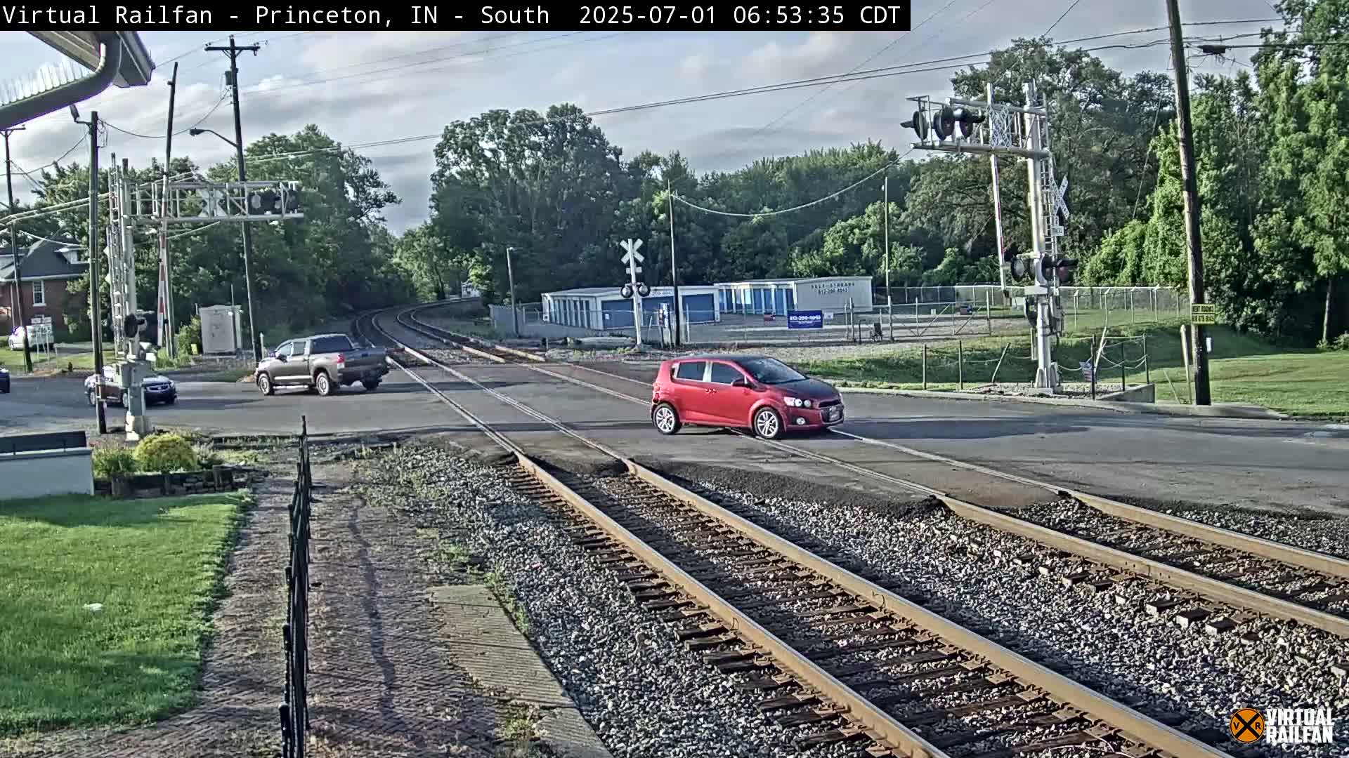 Princeton Railroad Crossing & Junction Live Cam - Princeton, Gibson, Indiana, USA
