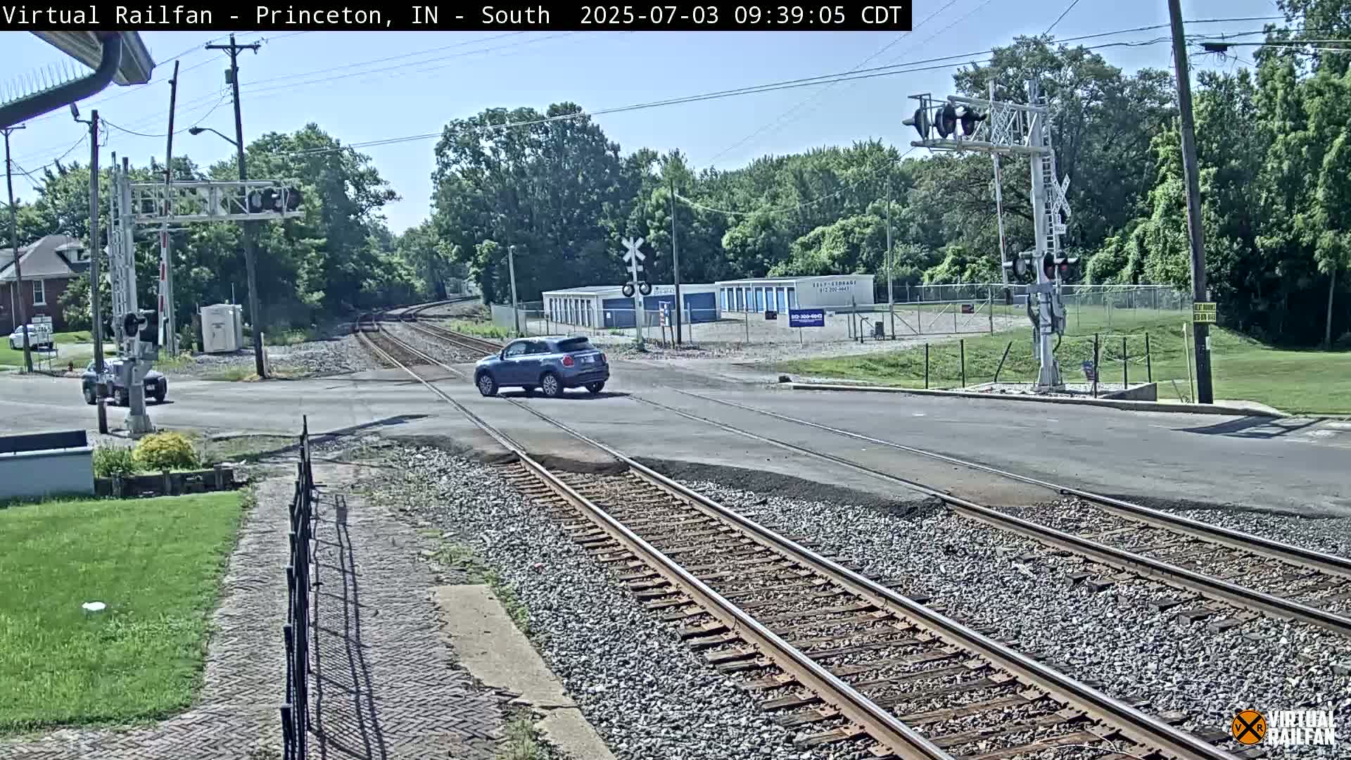 Princeton Railroad Crossing & Junction Live Cam - Princeton, Gibson, Indiana, USA