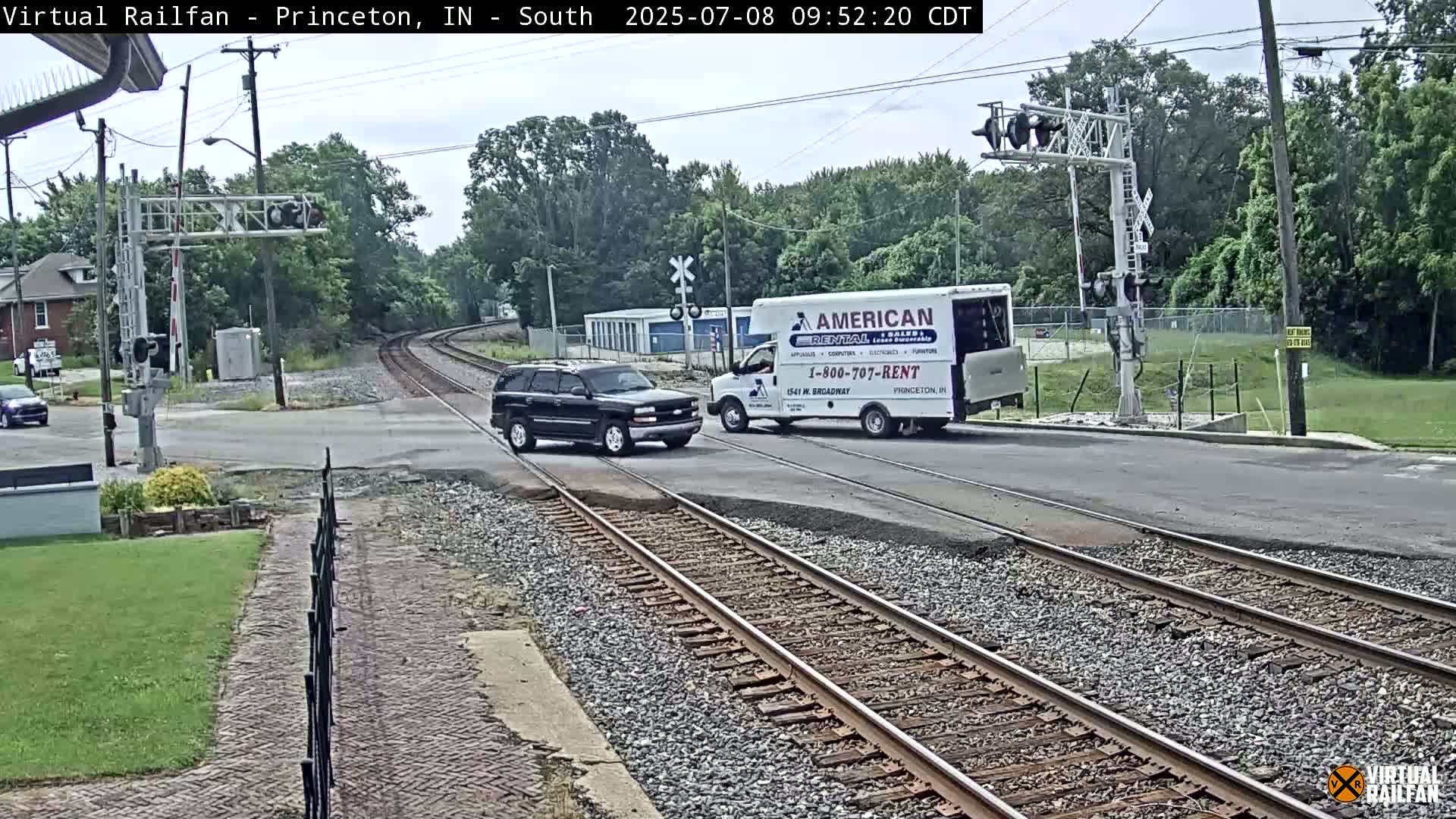 Princeton Railroad Crossing & Junction Live Cam - Princeton, Gibson, Indiana, USA