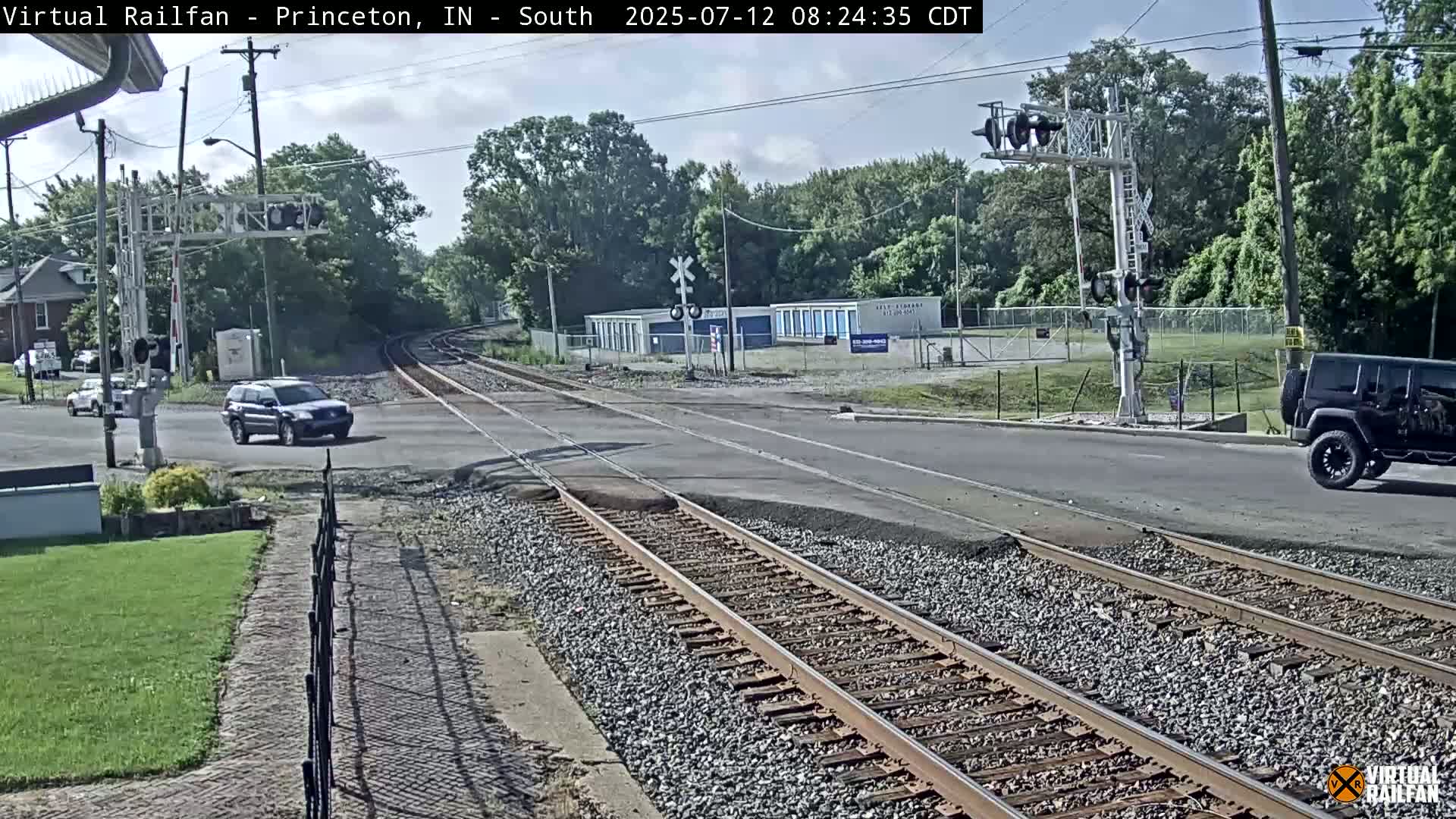Princeton Railroad Crossing & Junction Live Cam - Princeton, Gibson, Indiana, USA