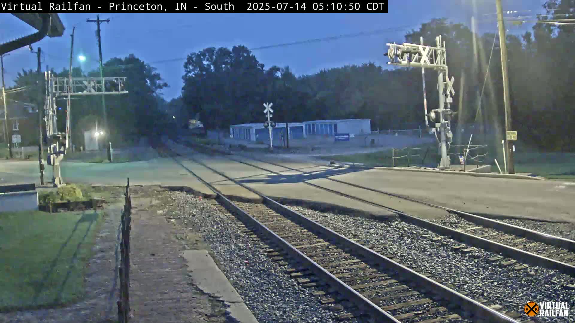 Princeton Railroad Crossing & Junction Live Cam - Princeton, Gibson, Indiana, USA