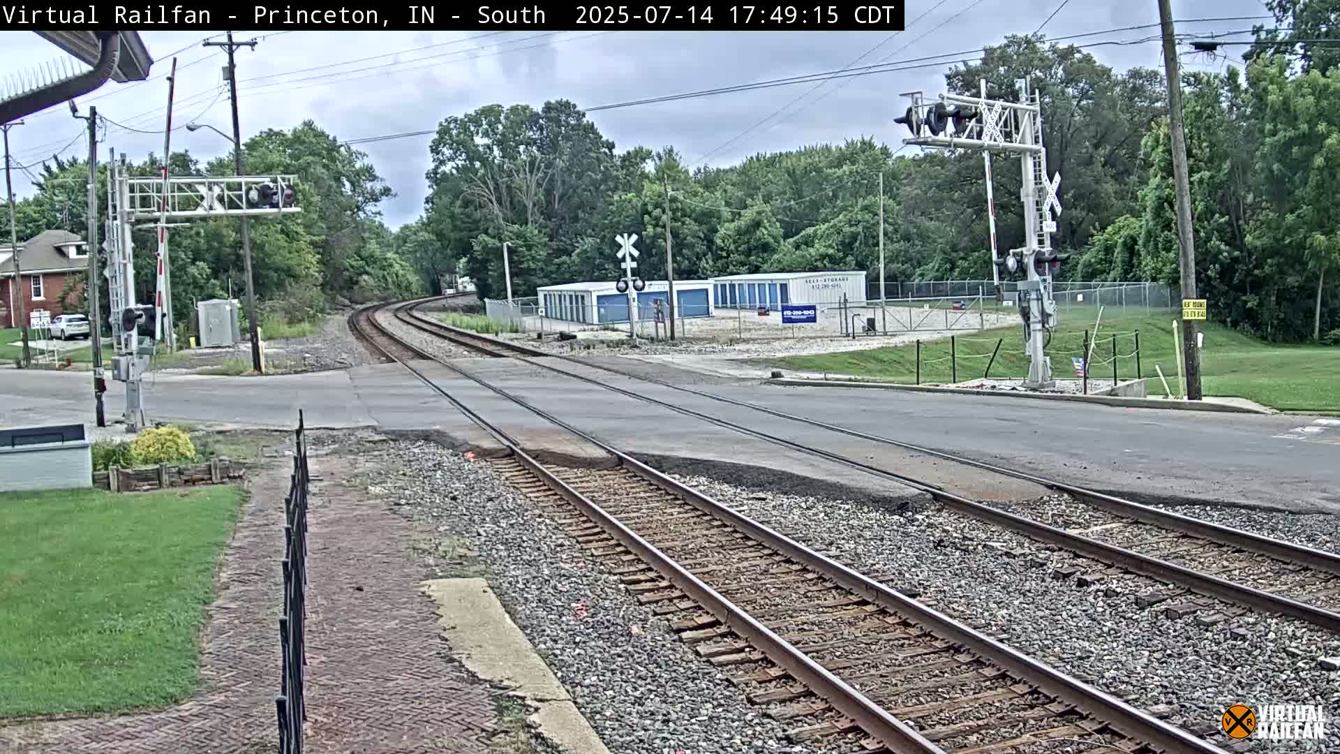 Princeton Railroad Crossing & Junction Live Cam - Princeton, Gibson, Indiana, USA