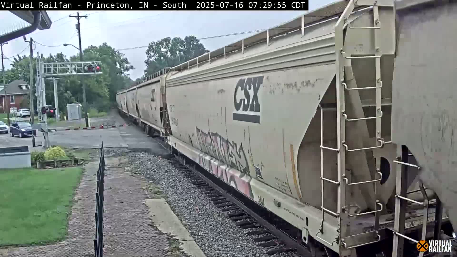 Princeton Railroad Crossing & Junction Live Cam - Princeton, Gibson, Indiana, USA