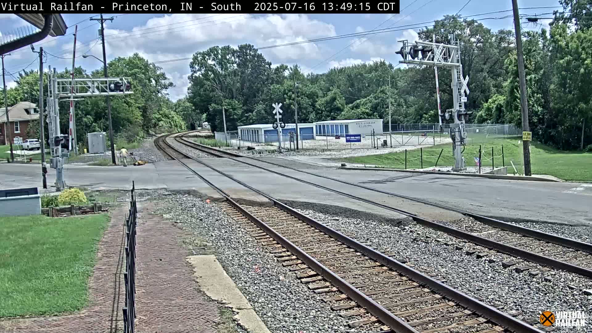 Princeton Railroad Crossing & Junction Live Cam - Princeton, Gibson, Indiana, USA