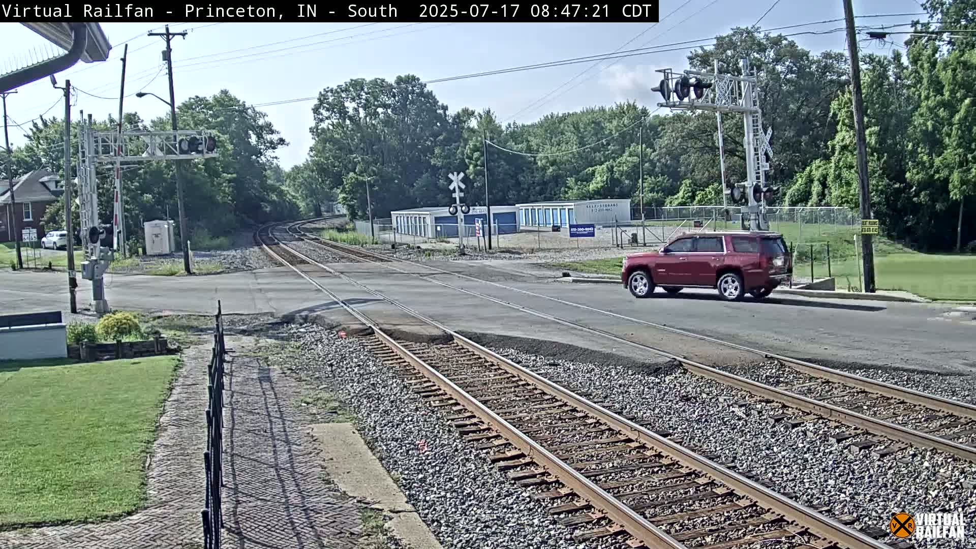 Princeton Railroad Crossing & Junction Live Cam - Princeton, Gibson, Indiana, USA