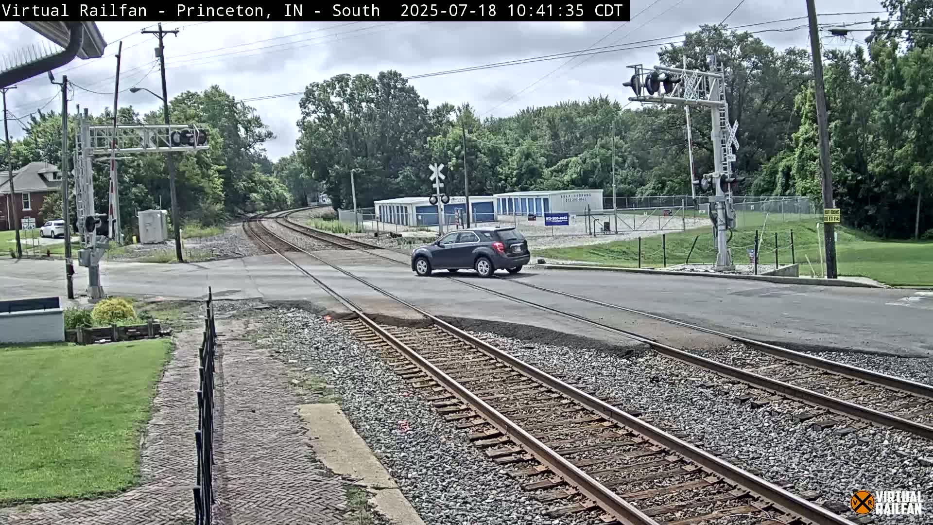 Princeton Railroad Crossing & Junction Live Cam - Princeton, Gibson, Indiana, USA
