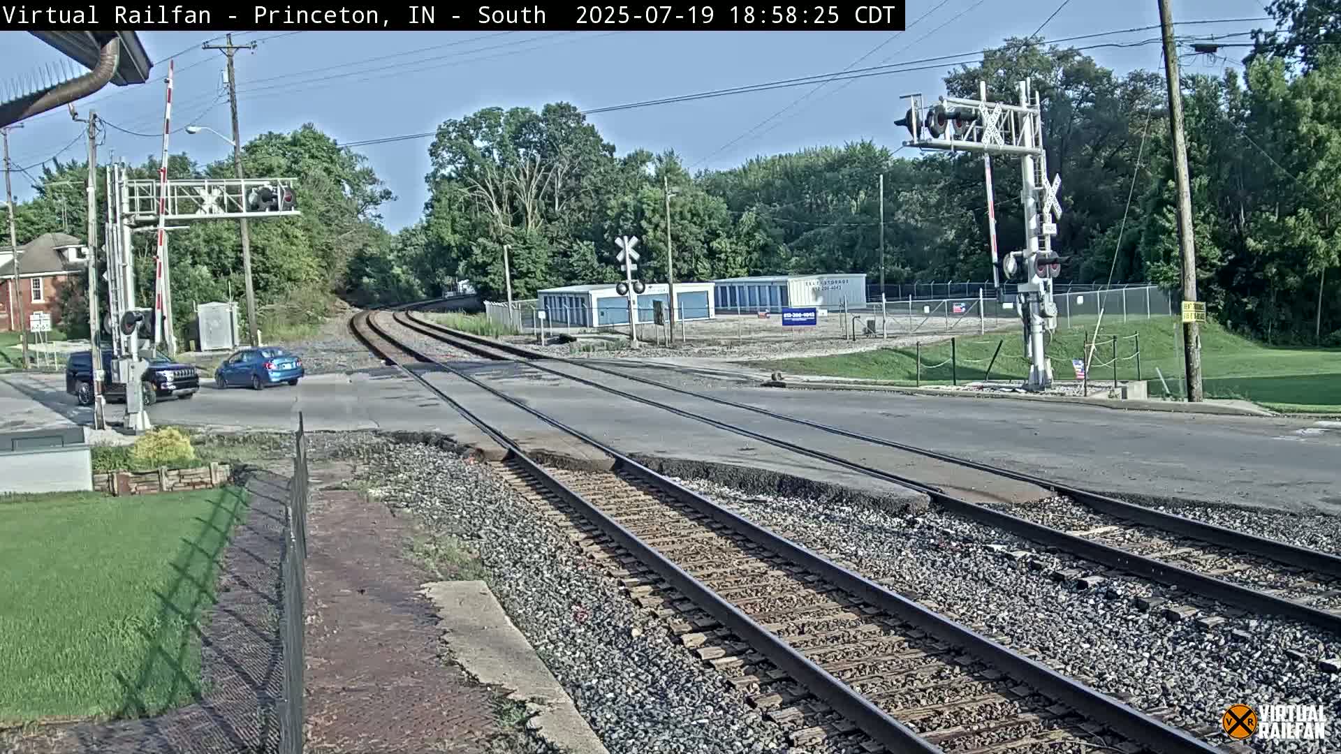 Princeton Railroad Crossing & Junction Live Cam - Princeton, Gibson, Indiana, USA