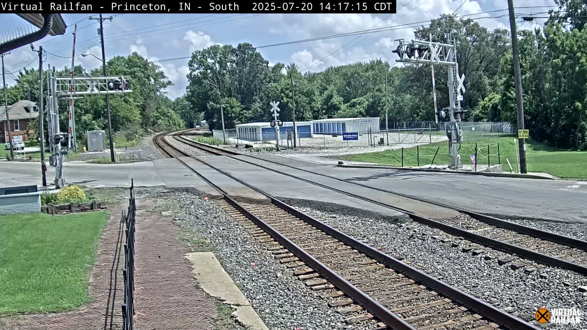 Princeton Railroad Crossing & Junction Live Cam - Princeton, Gibson, Indiana, USA