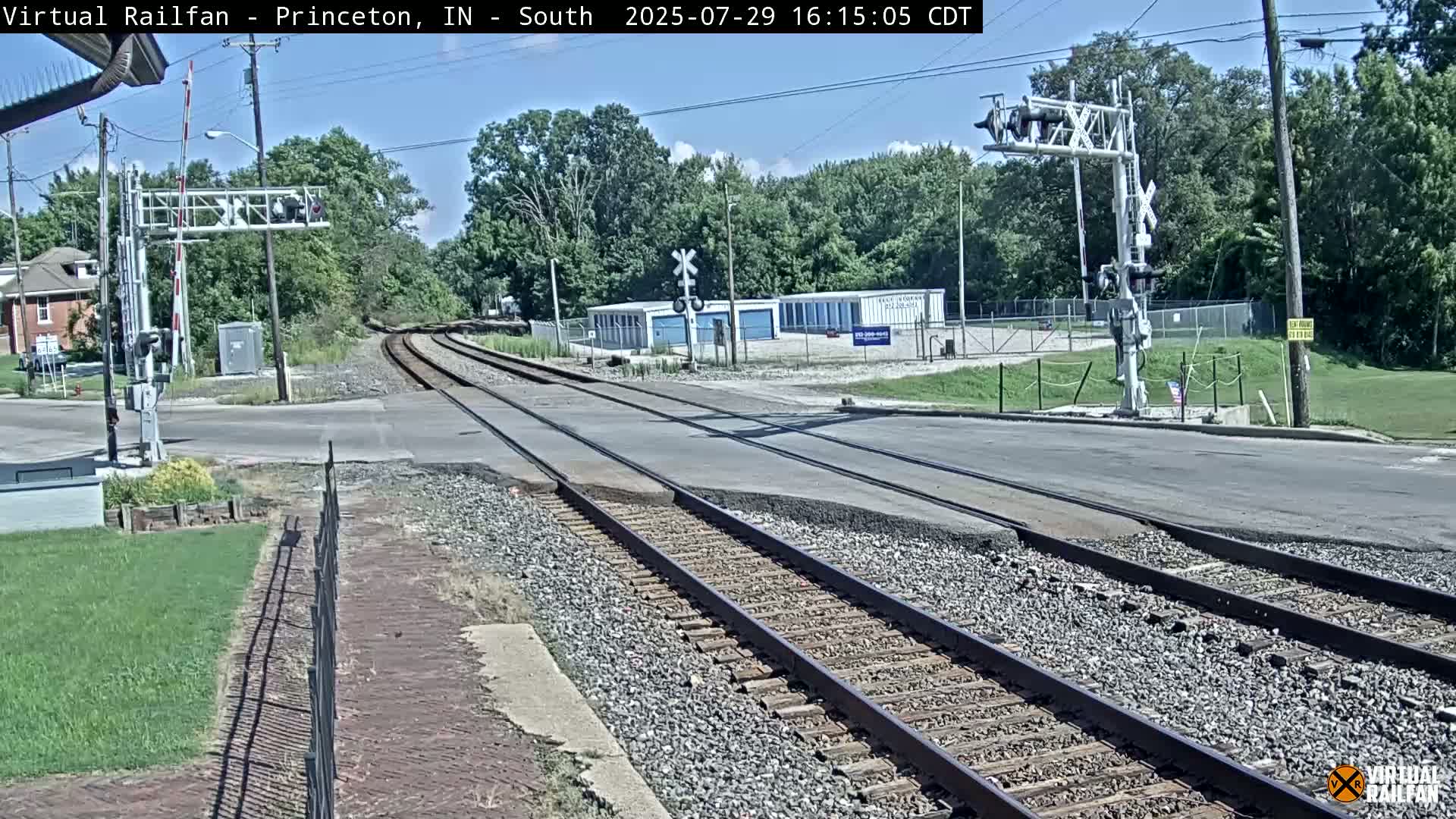 Princeton Railroad Crossing & Junction Live Cam - Princeton, Gibson, Indiana, USA