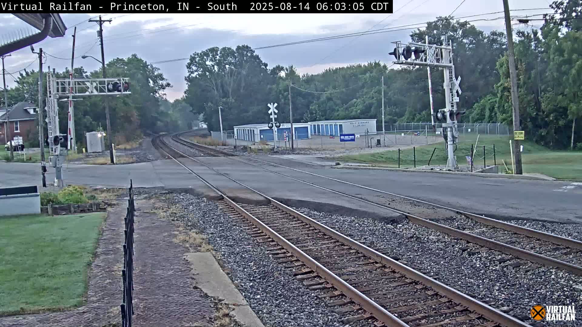 Princeton Railroad Crossing & Junction Live Cam - Princeton, Gibson, Indiana, USA