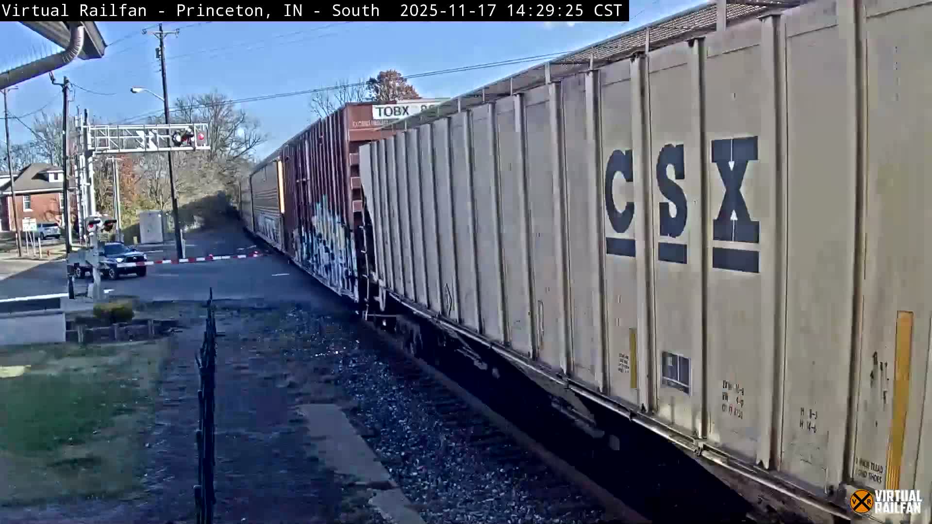Princeton Railroad Crossing & Junction Live Cam - Princeton, Gibson, Indiana, USA