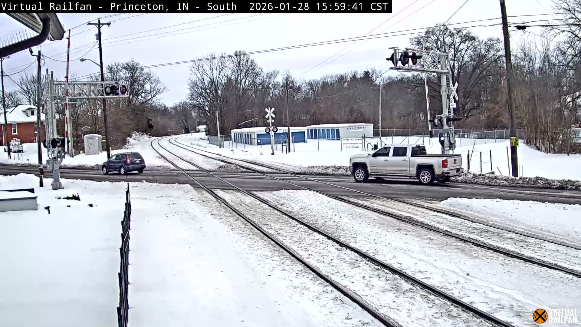 Princeton Railroad Crossing & Junction Live Cam - Princeton, Gibson, Indiana, USA
