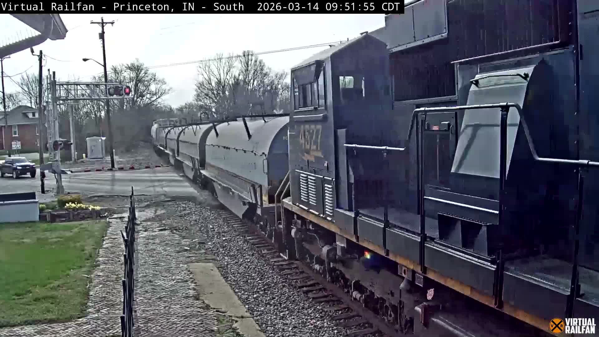 Princeton Railroad Crossing & Junction Live Cam - Princeton, Gibson, Indiana, USA