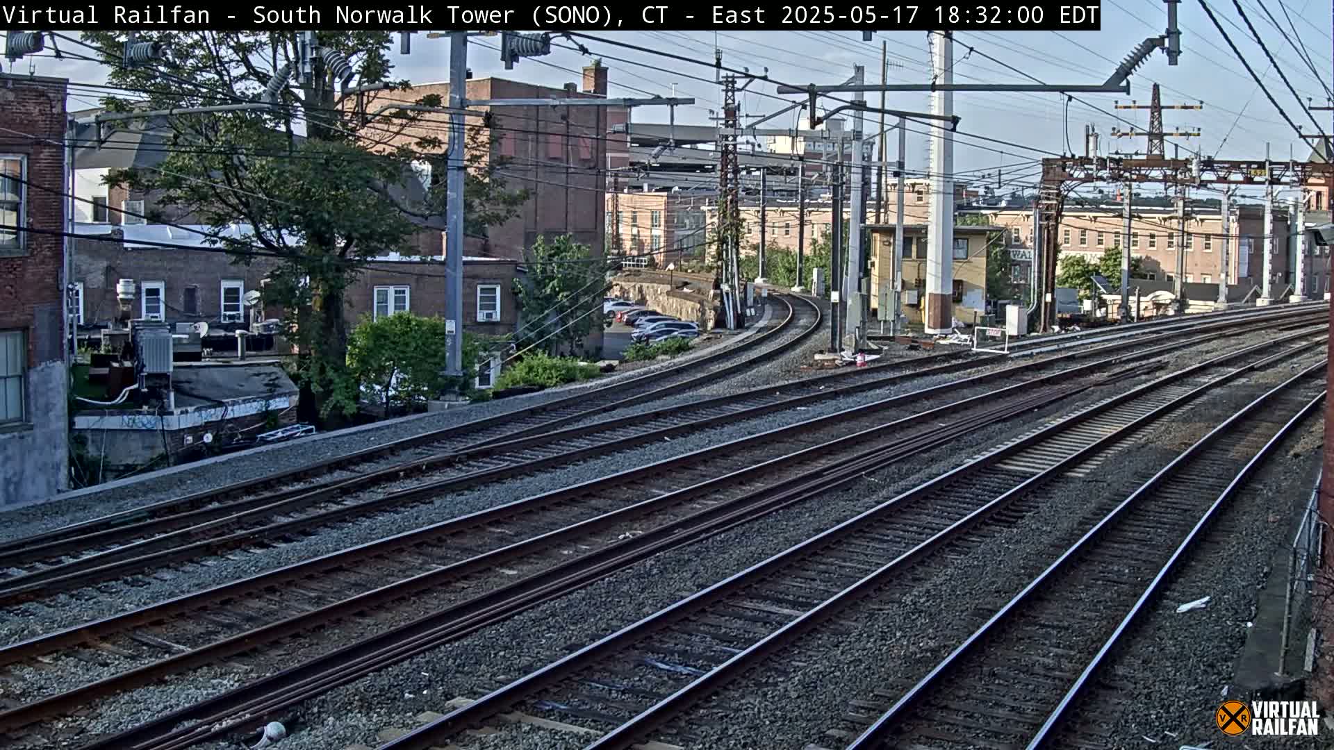 Norwalk  Railway Bridge Junction Live Cam - Norwalk, Fairfield, Connecticut, USA