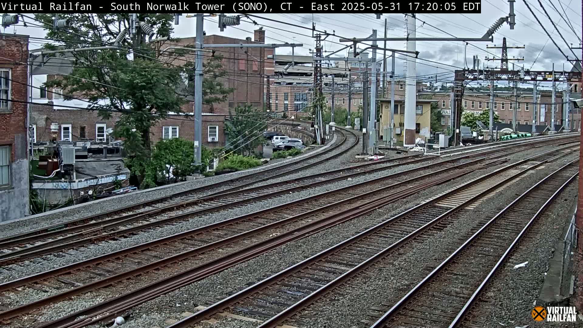 Norwalk  Railway Bridge Junction Live Cam - Norwalk, Fairfield, Connecticut, USA