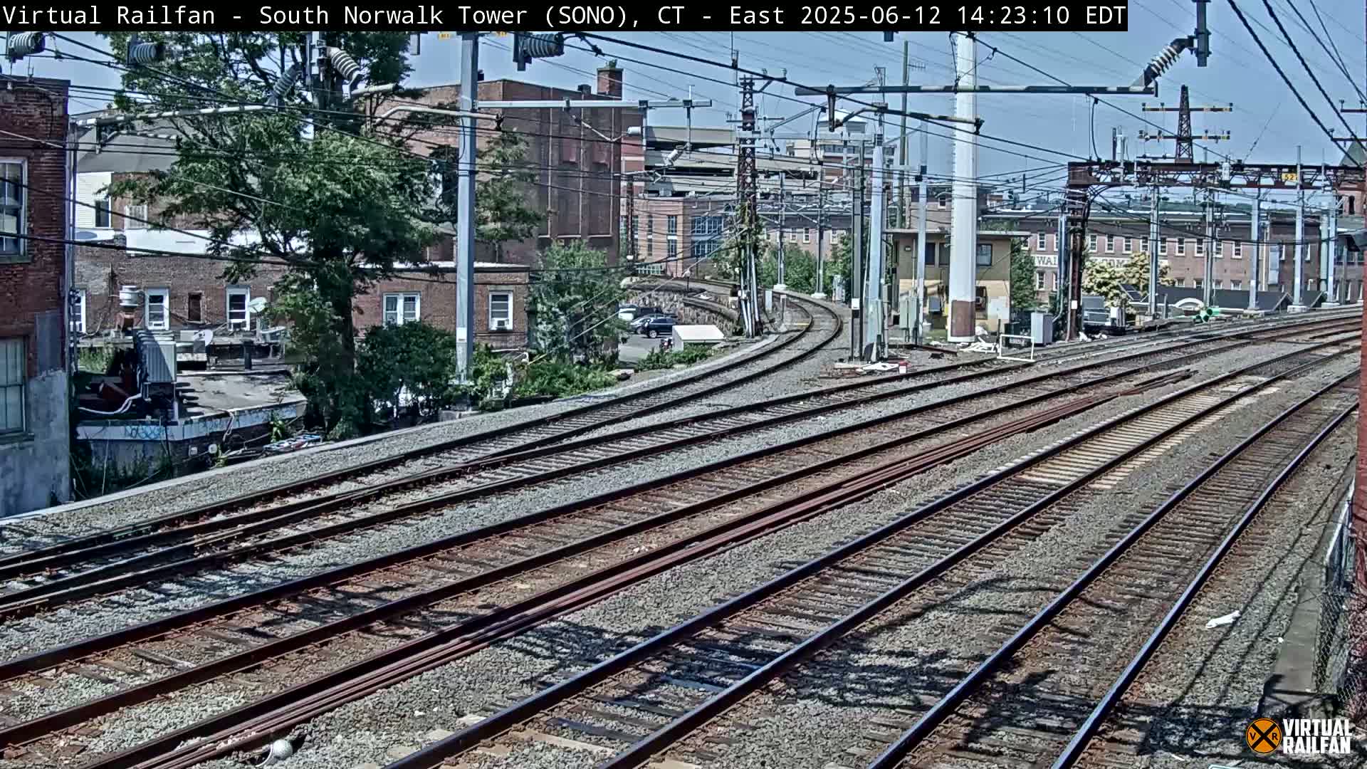Norwalk  Railway Bridge Junction Live Cam - Norwalk, Fairfield, Connecticut, USA