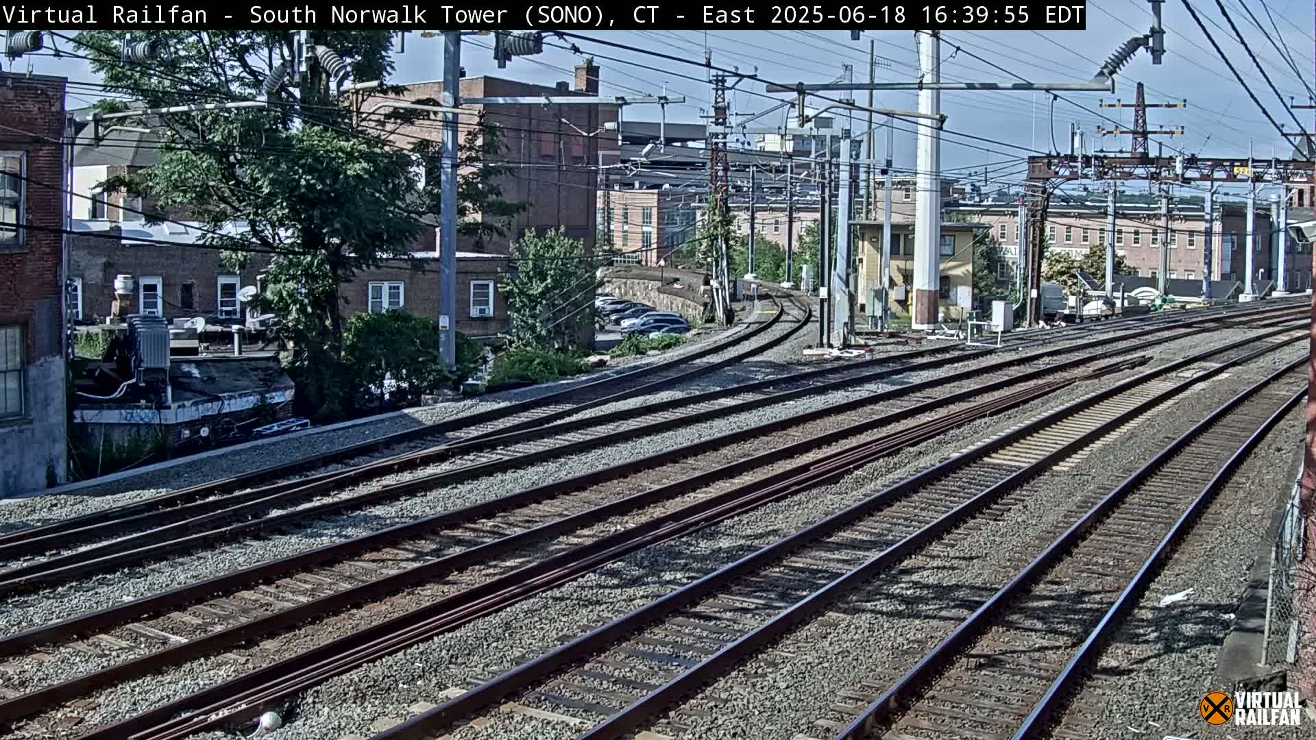 Norwalk  Railway Bridge Junction Live Cam - Norwalk, Fairfield, Connecticut, USA