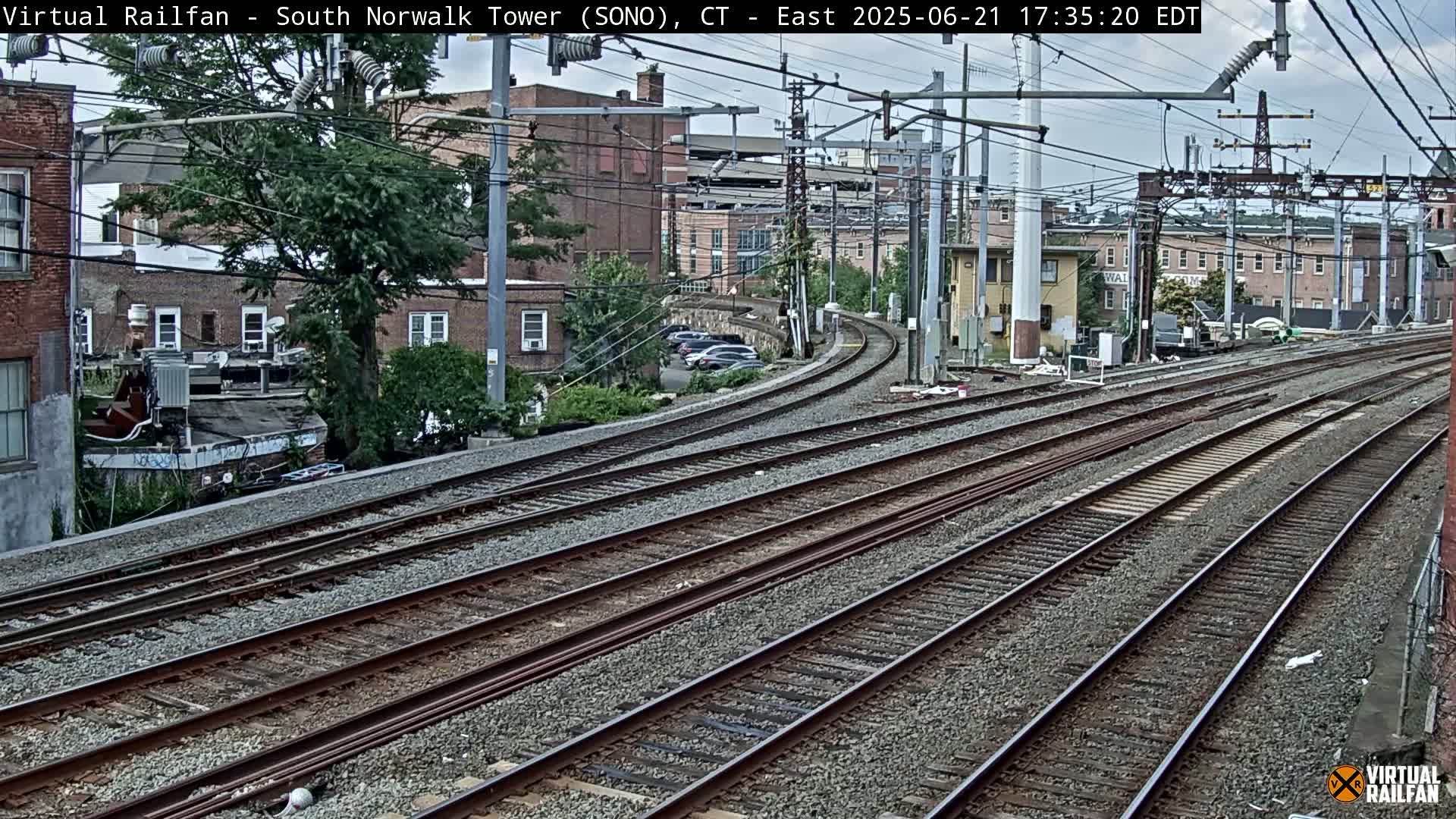 Norwalk  Railway Bridge Junction Live Cam - Norwalk, Fairfield, Connecticut, USA