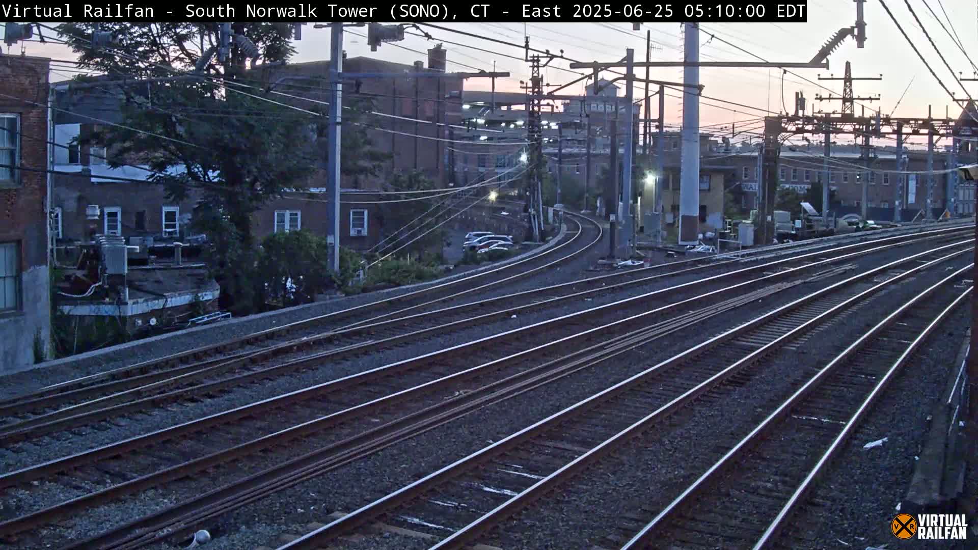 Norwalk  Railway Bridge Junction Live Cam - Norwalk, Fairfield, Connecticut, USA