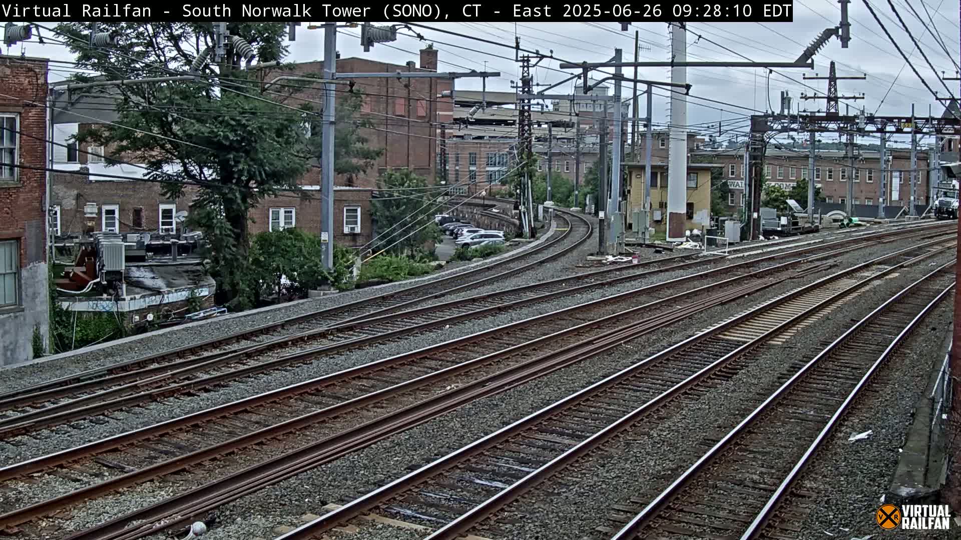 Norwalk  Railway Bridge Junction Live Cam - Norwalk, Fairfield, Connecticut, USA