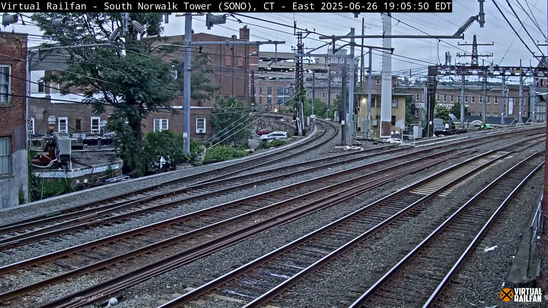 Norwalk  Railway Bridge Junction Live Cam - Norwalk, Fairfield, Connecticut, USA