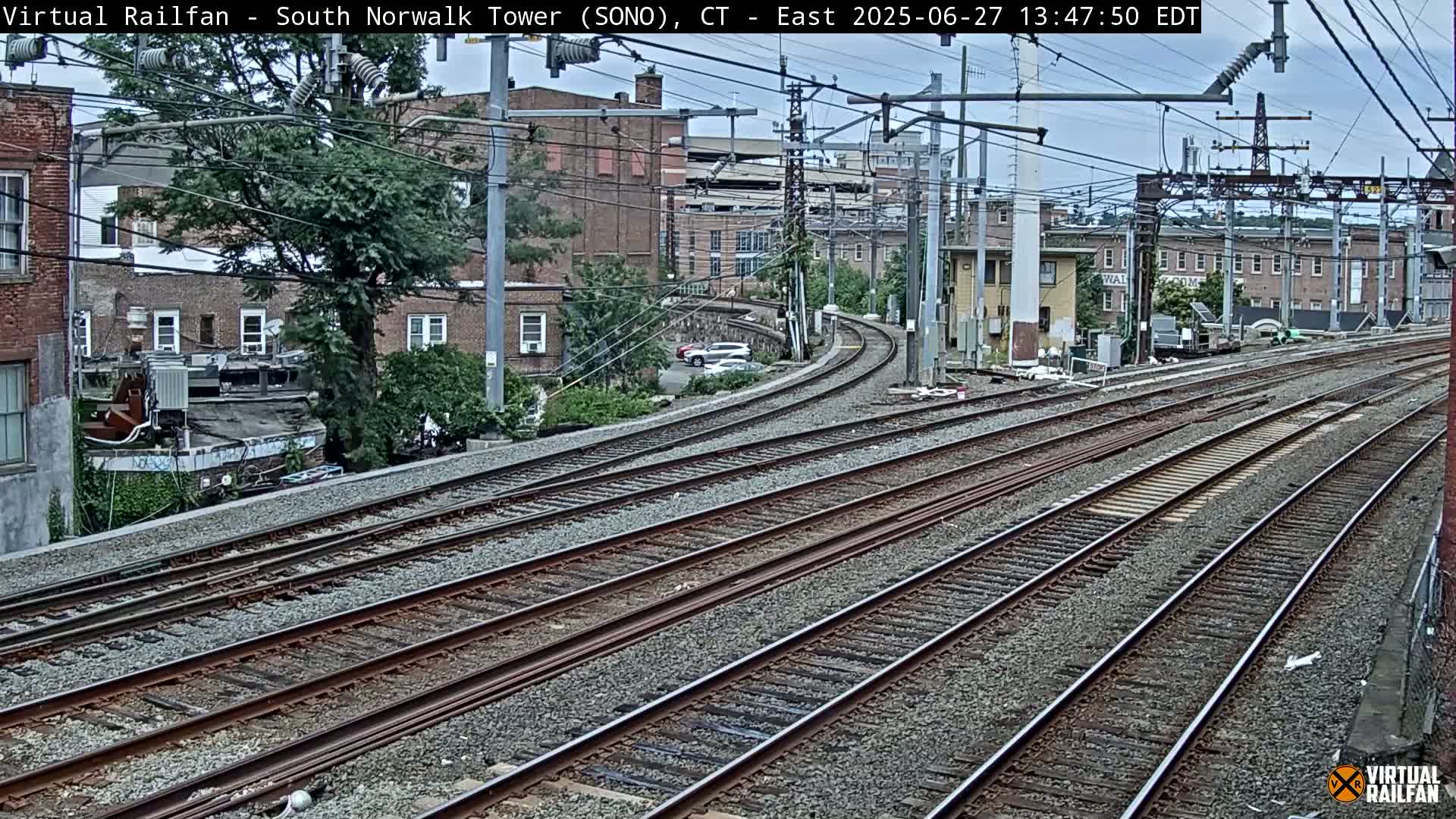 Norwalk  Railway Bridge Junction Live Cam - Norwalk, Fairfield, Connecticut, USA