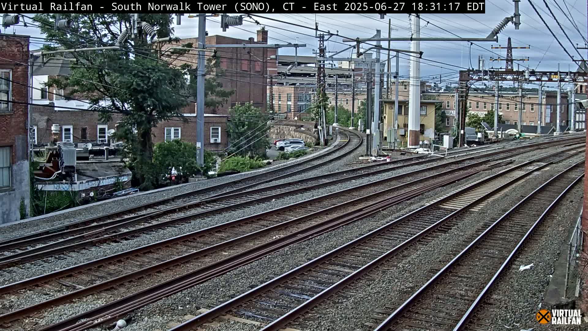 Norwalk  Railway Bridge Junction Live Cam - Norwalk, Fairfield, Connecticut, USA