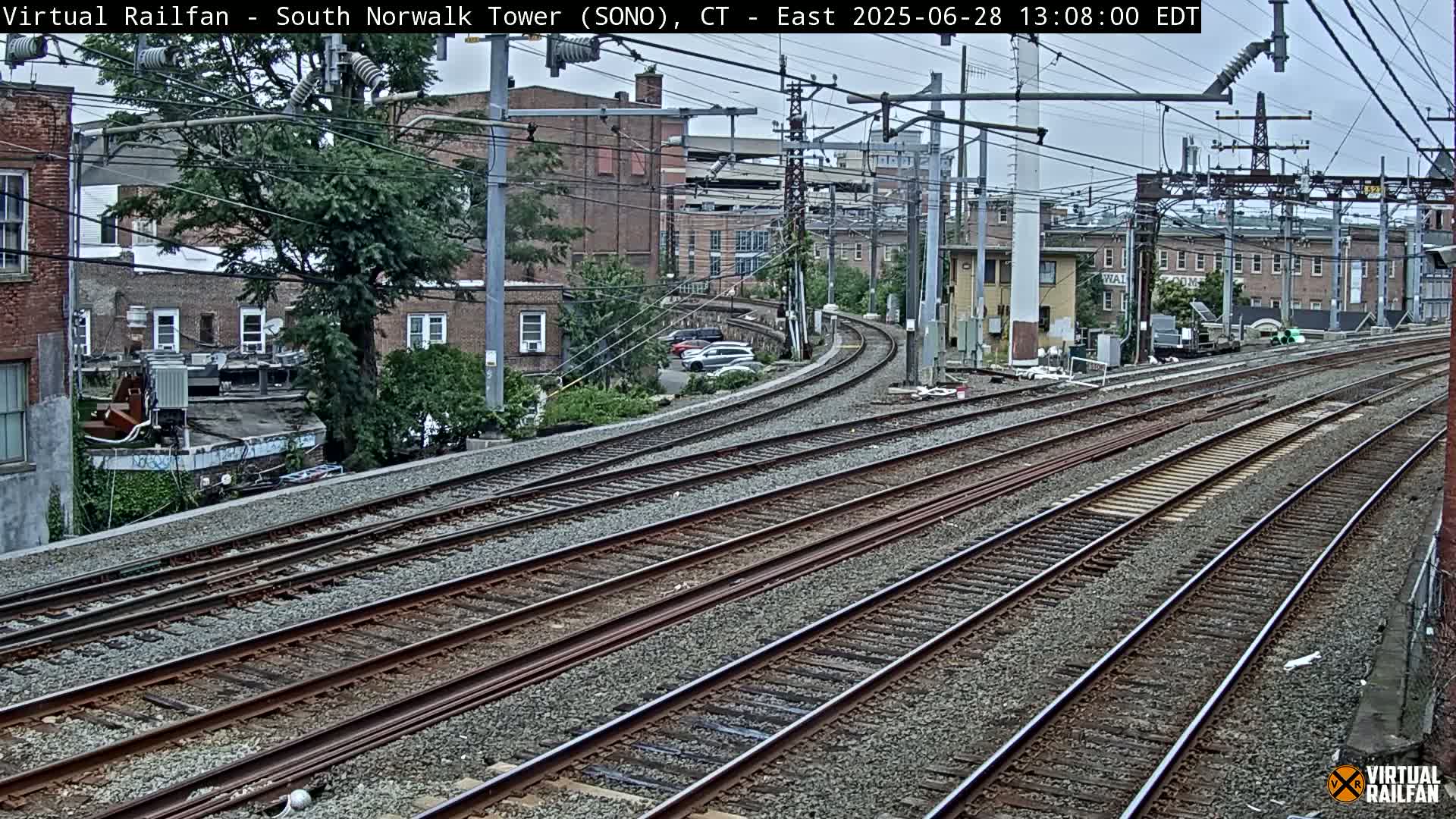 Norwalk  Railway Bridge Junction Live Cam - Norwalk, Fairfield, Connecticut, USA